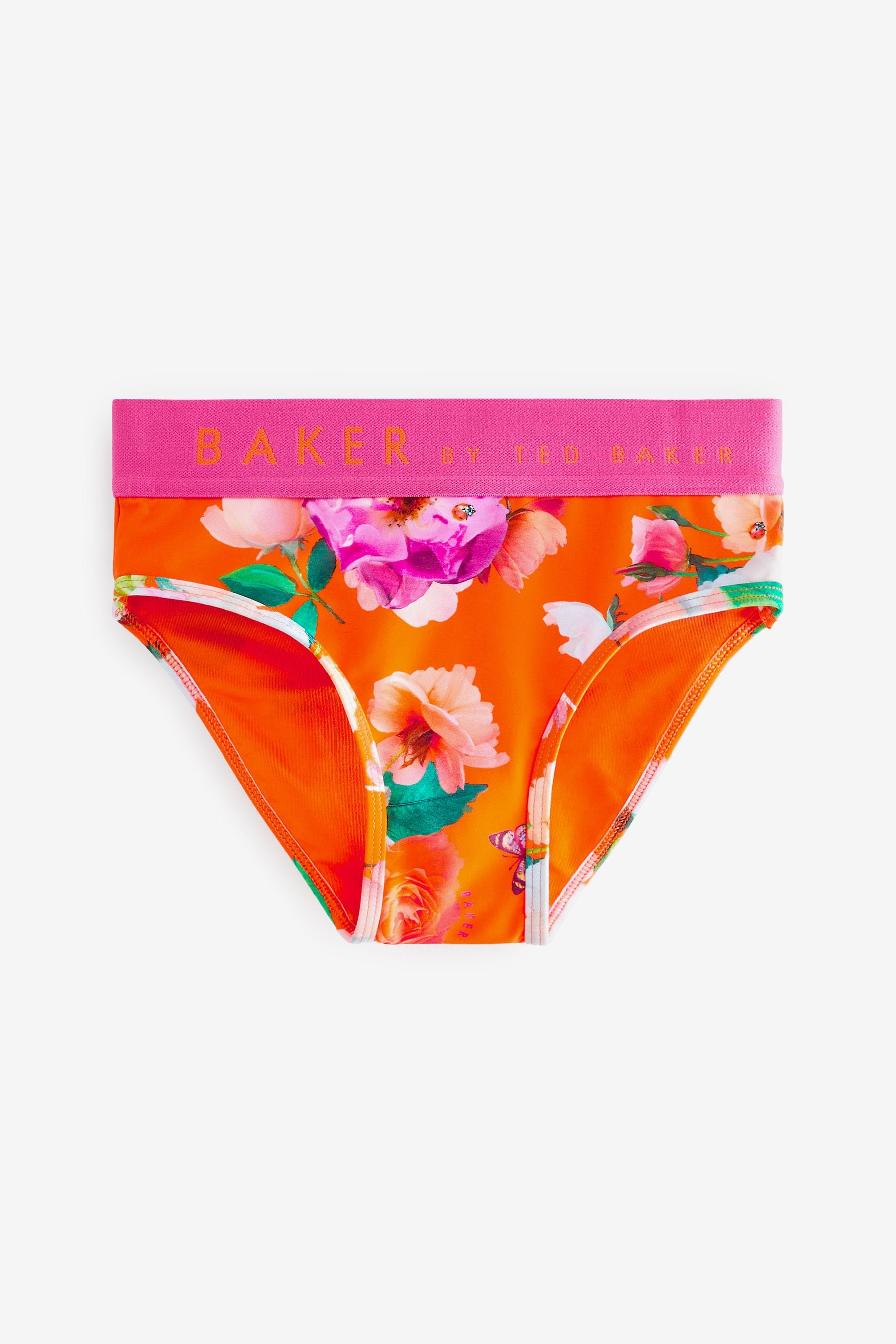 Orange Baker by Ted Baker Orange Floral Bikini