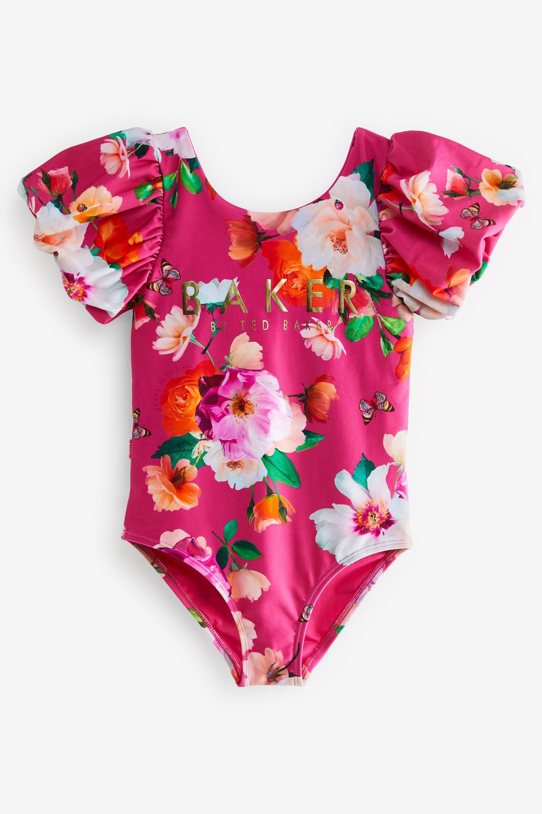 Pink Baker by Ted Baker Pink Floral Swimsuit