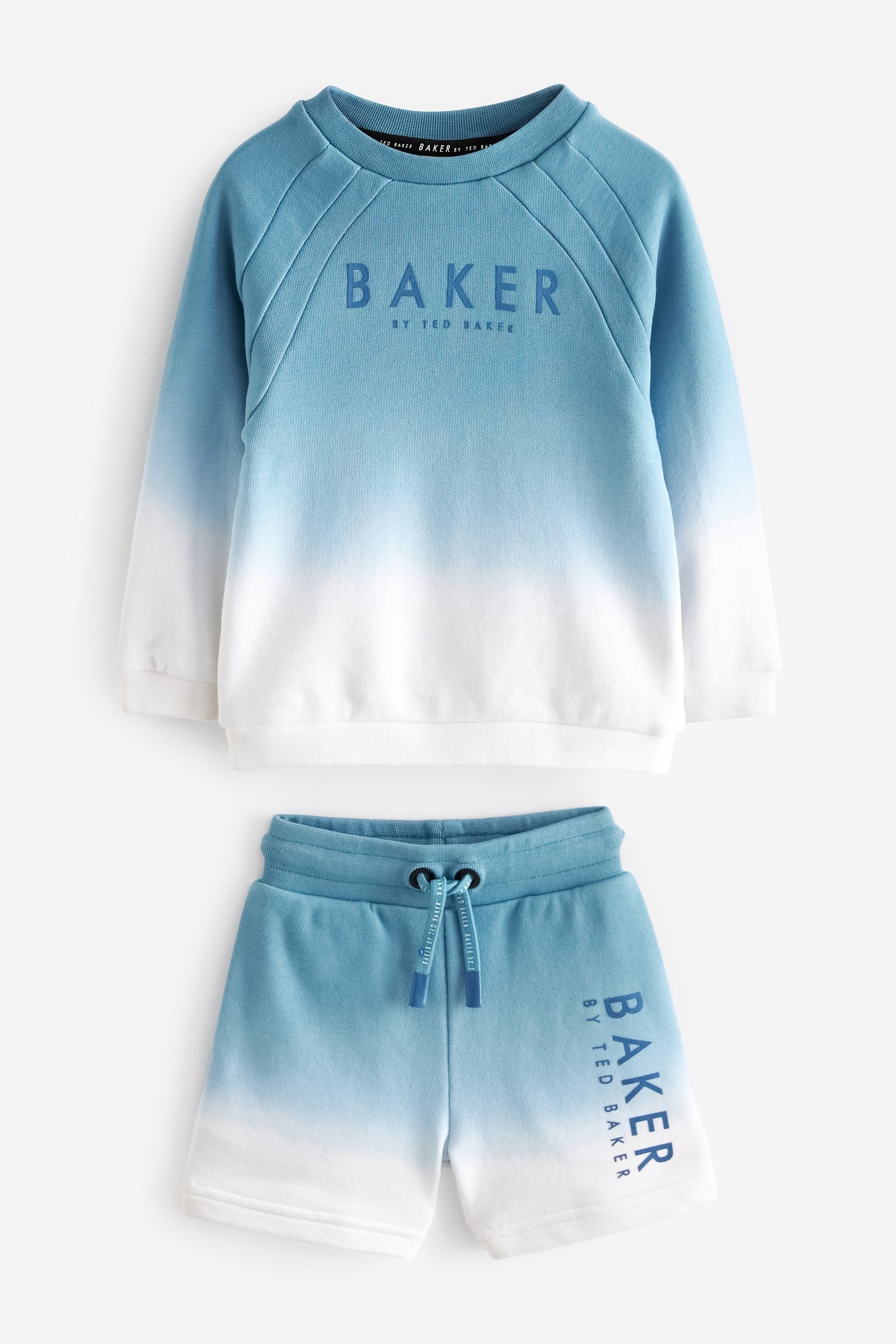 Blue Baker by Ted Baker Ombre Sweatshirt and Shorts Set