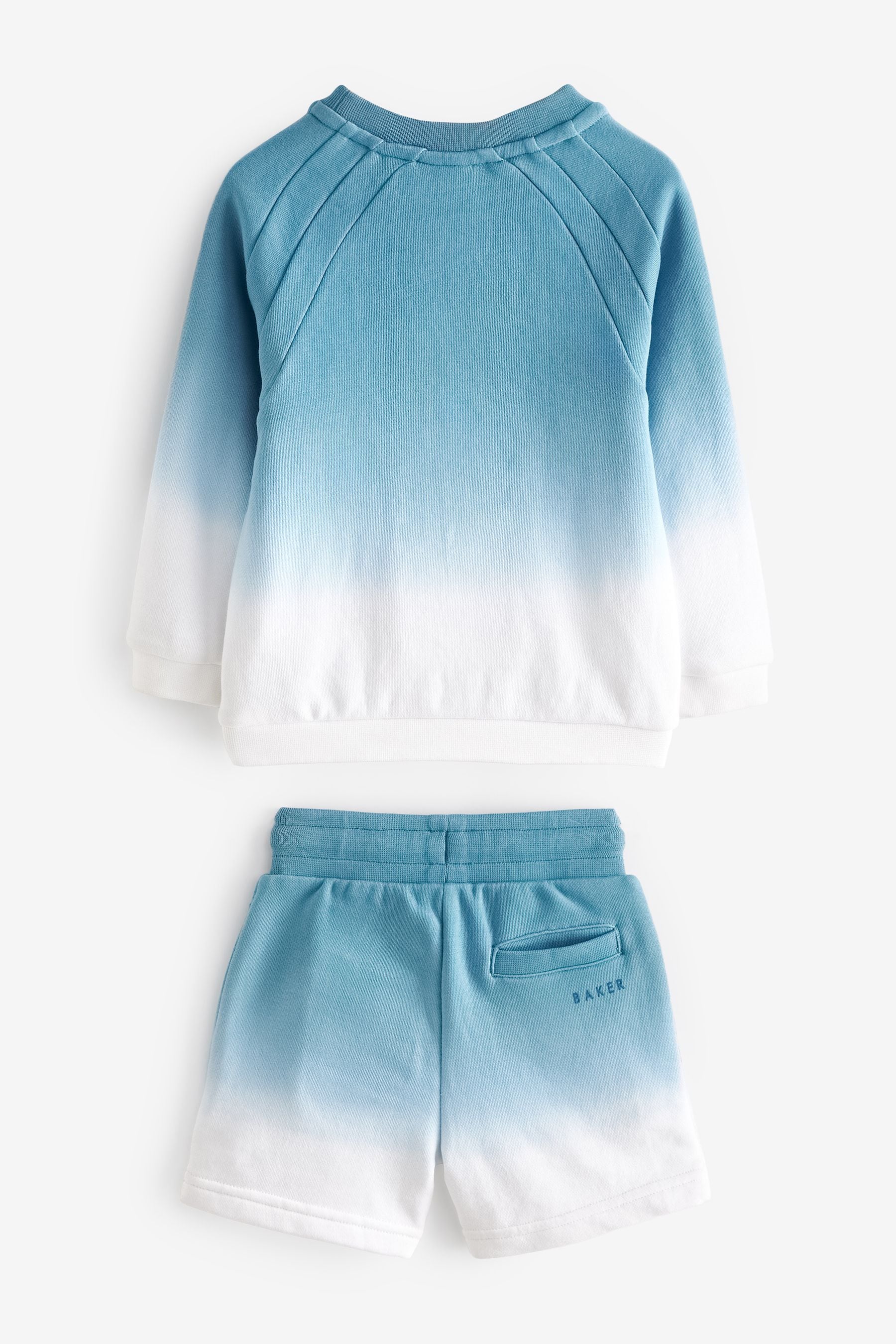 Blue Baker by Ted Baker Ombre Sweatshirt and Shorts Set