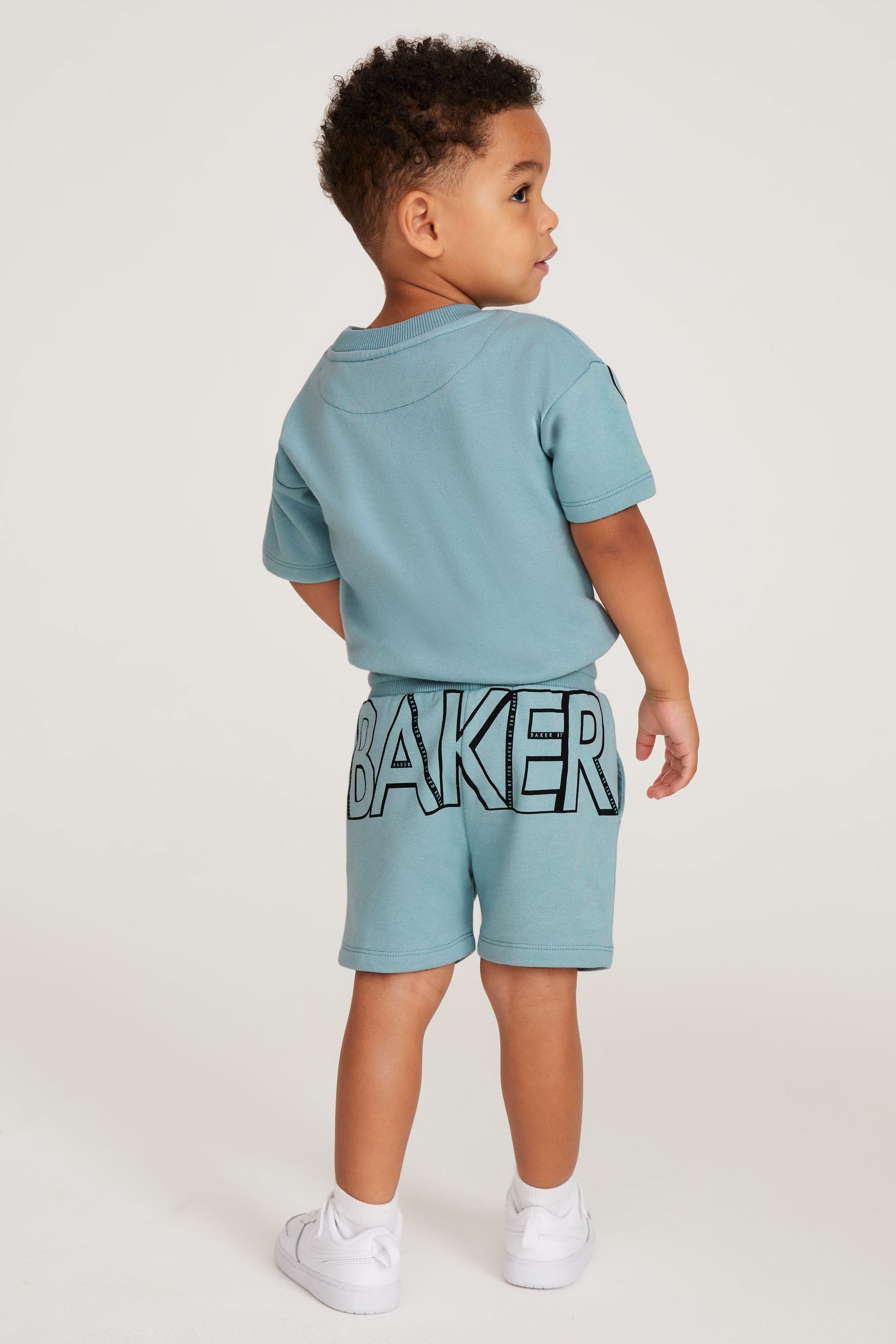 Blue Baker by Ted Baker Letter Sweater and Shorts Set