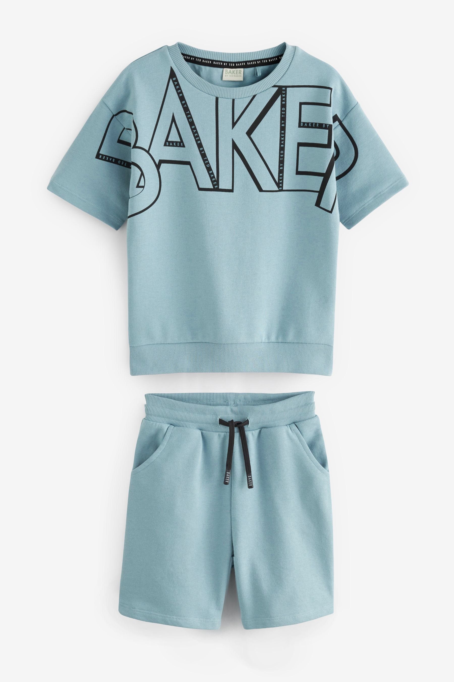 Blue Baker by Ted Baker Letter Sweater and Shorts Set