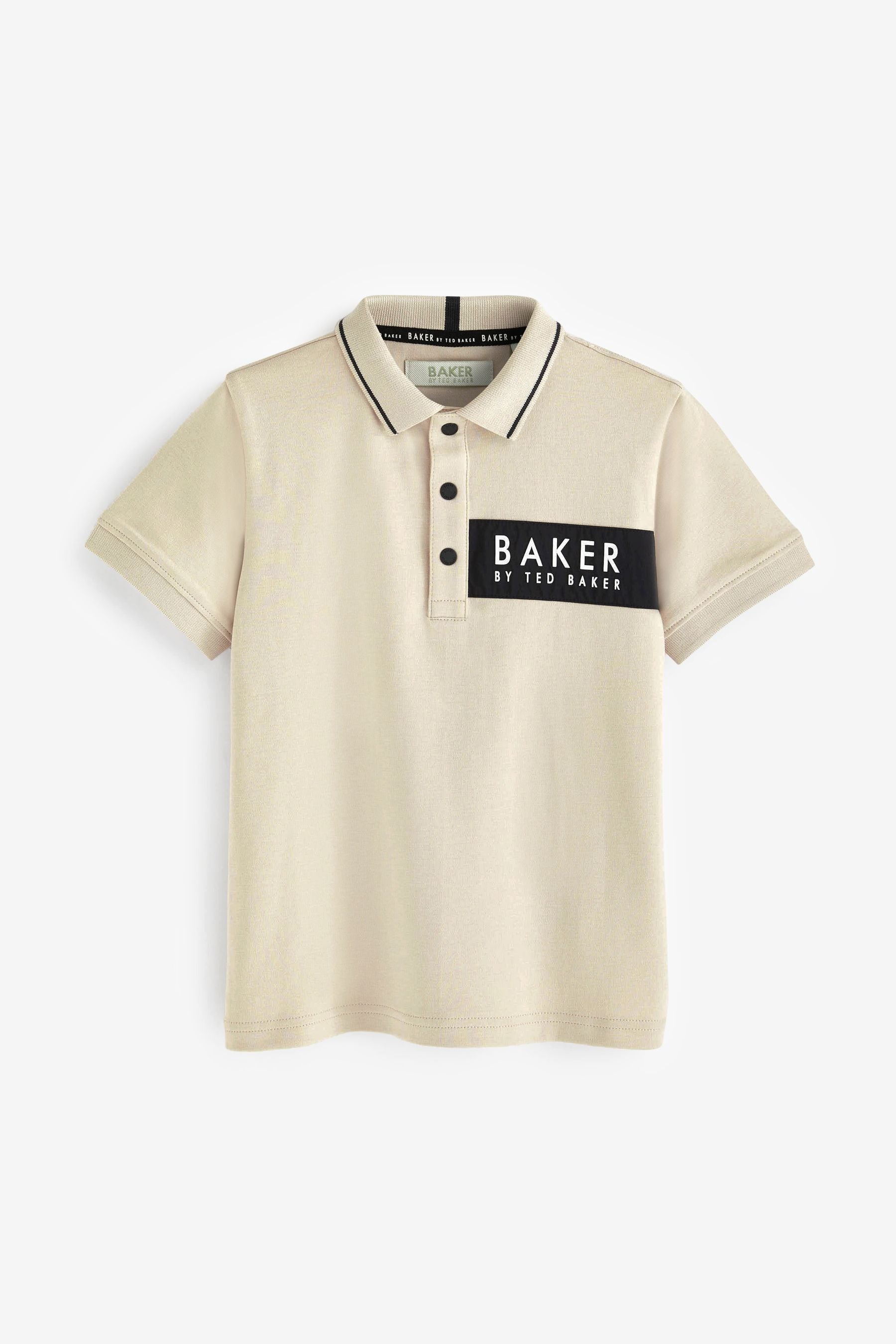 Baker by Ted Baker Nylon Panel Polo Shirt