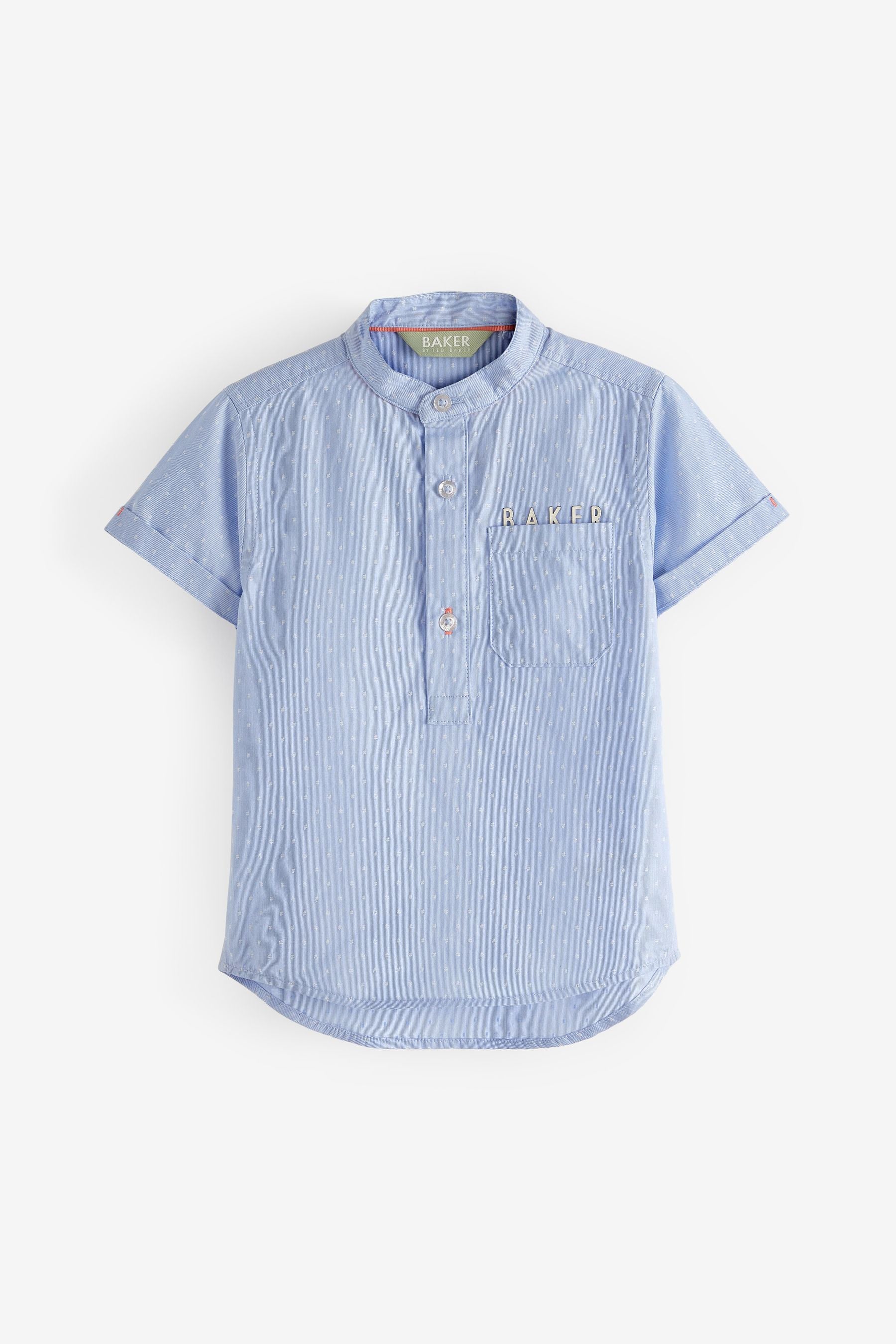 Blue Baker by Ted Baker Blue Grandad Shirt