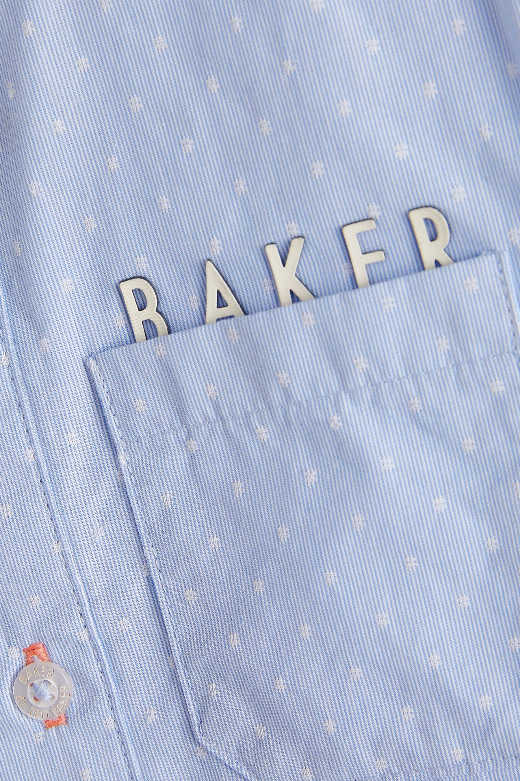 Blue Baker by Ted Baker Blue Grandad Shirt