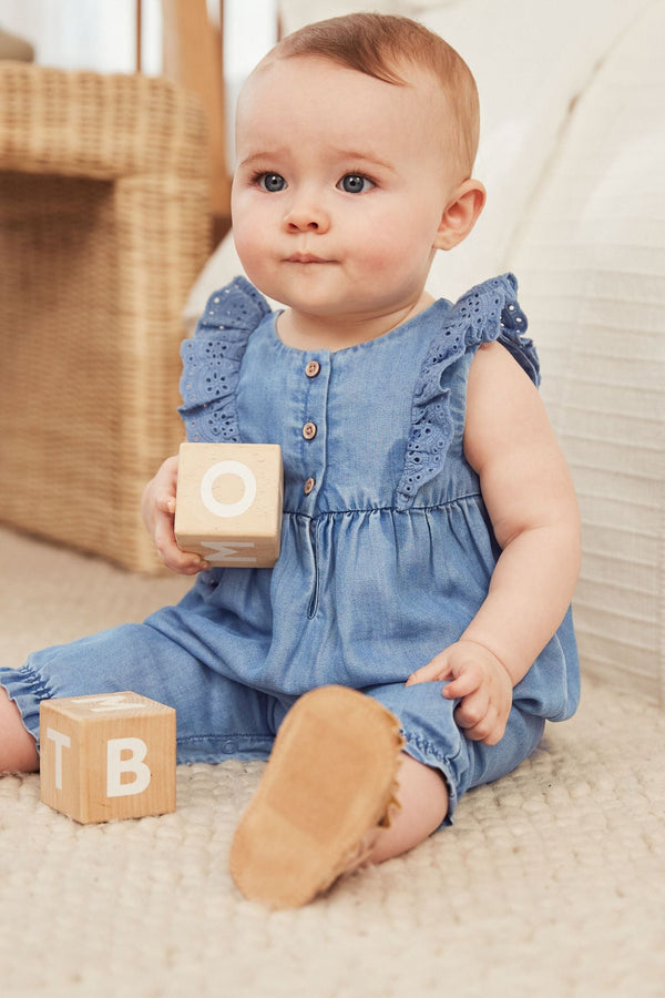 Blue Denim Baby Jumpsuit (0mths-2yrs)