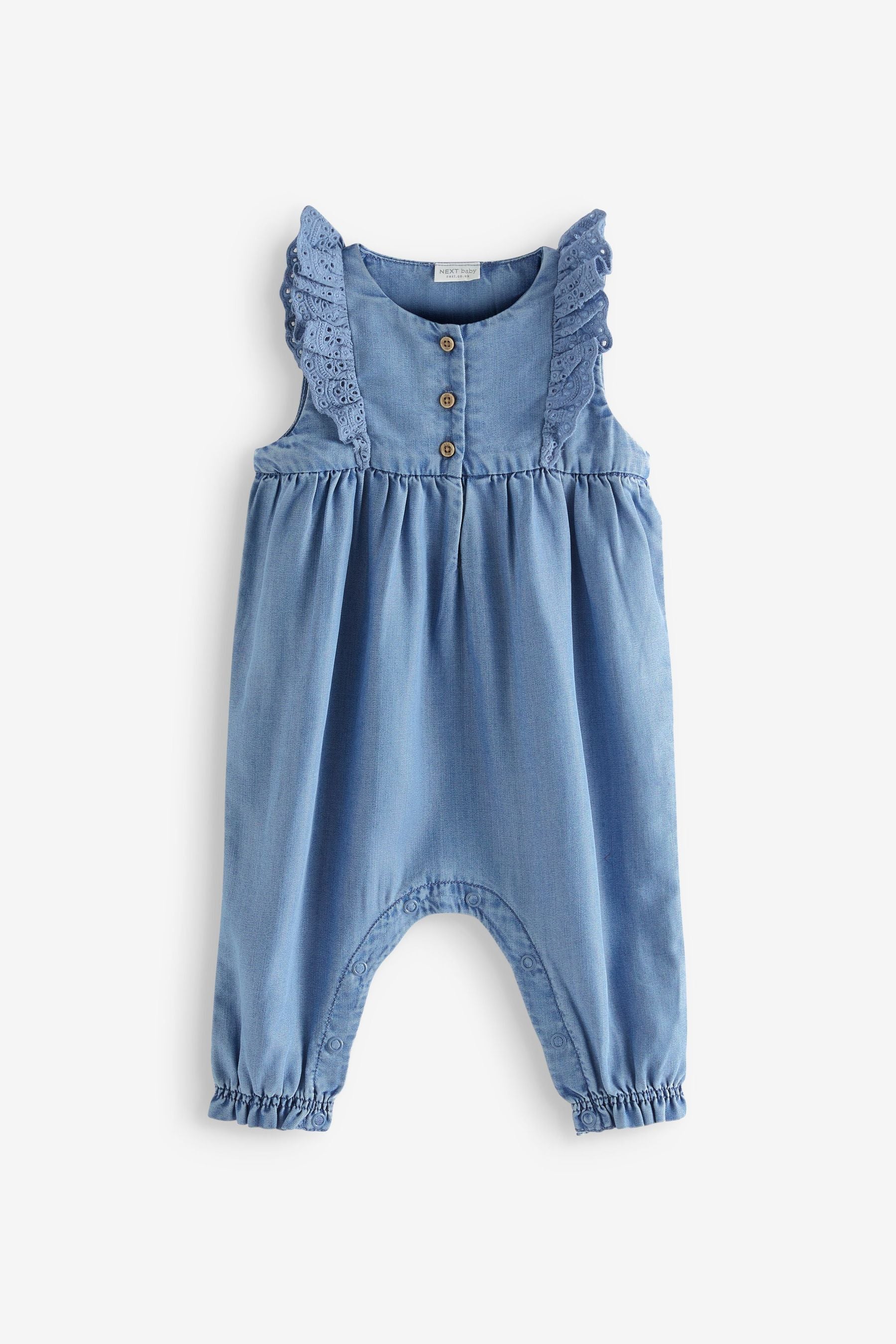 Blue Denim Baby Jumpsuit (0mths-2yrs)