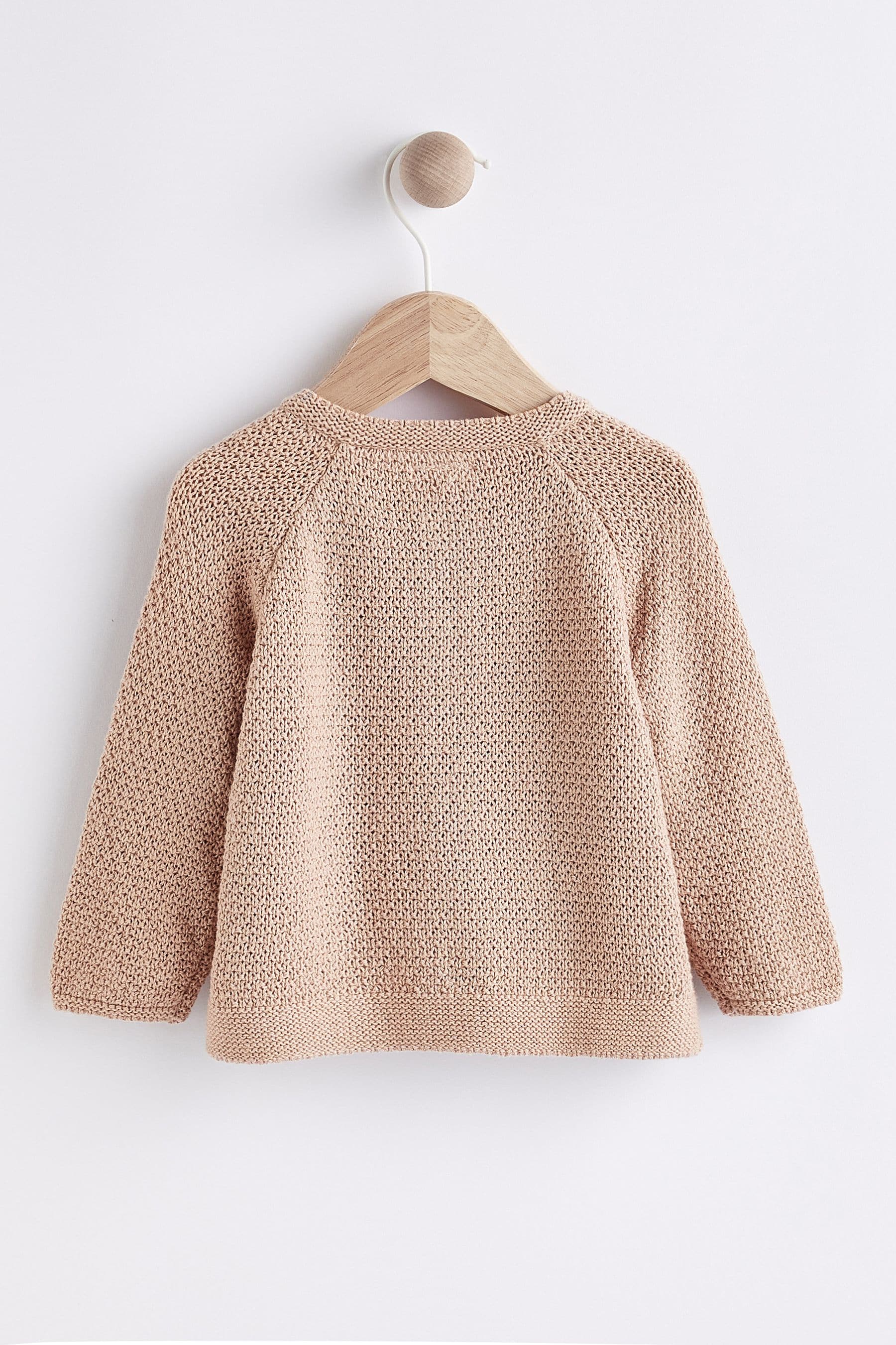 Beige Bobble Cardigan