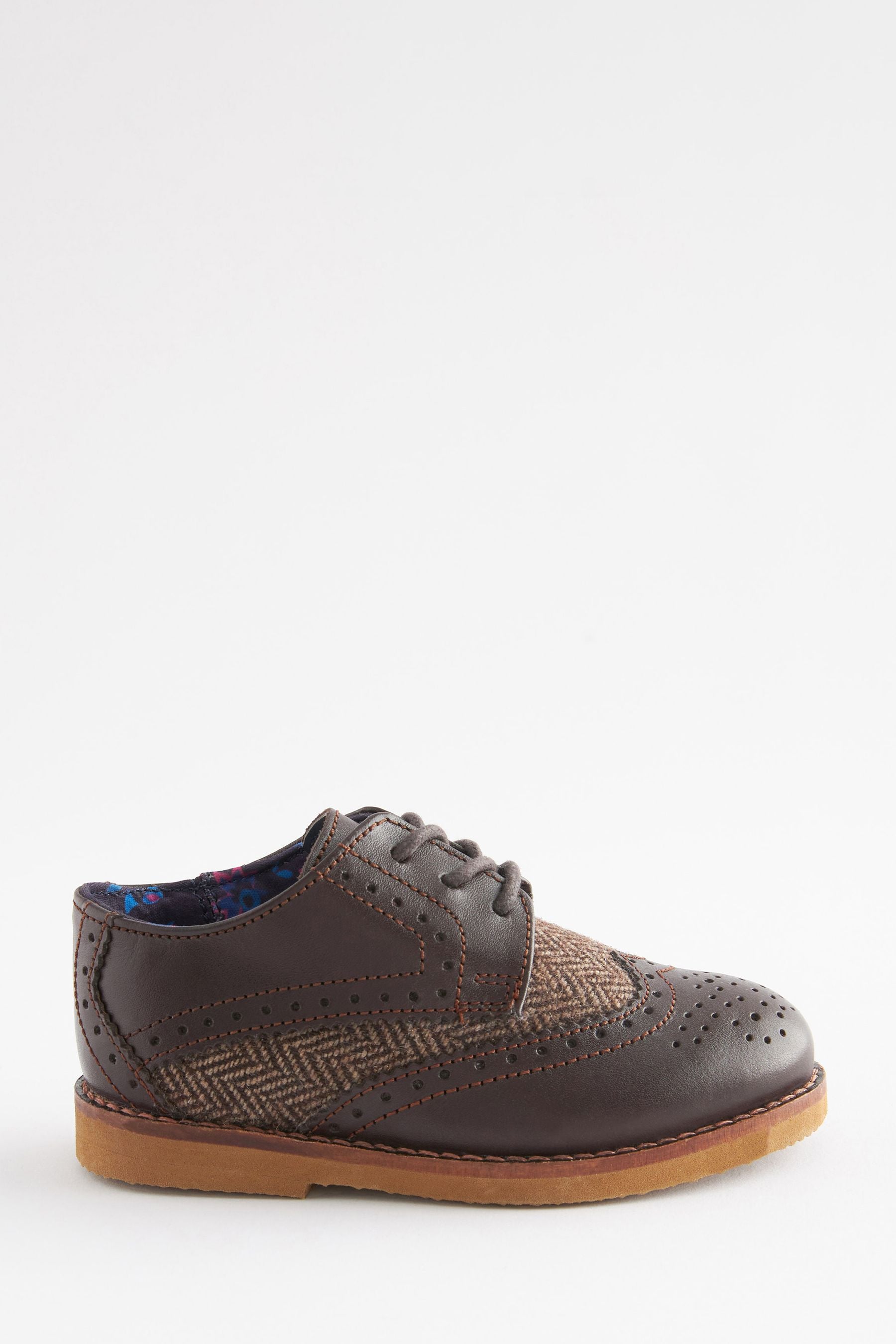 Brown Smart Leather Brogues Shoes