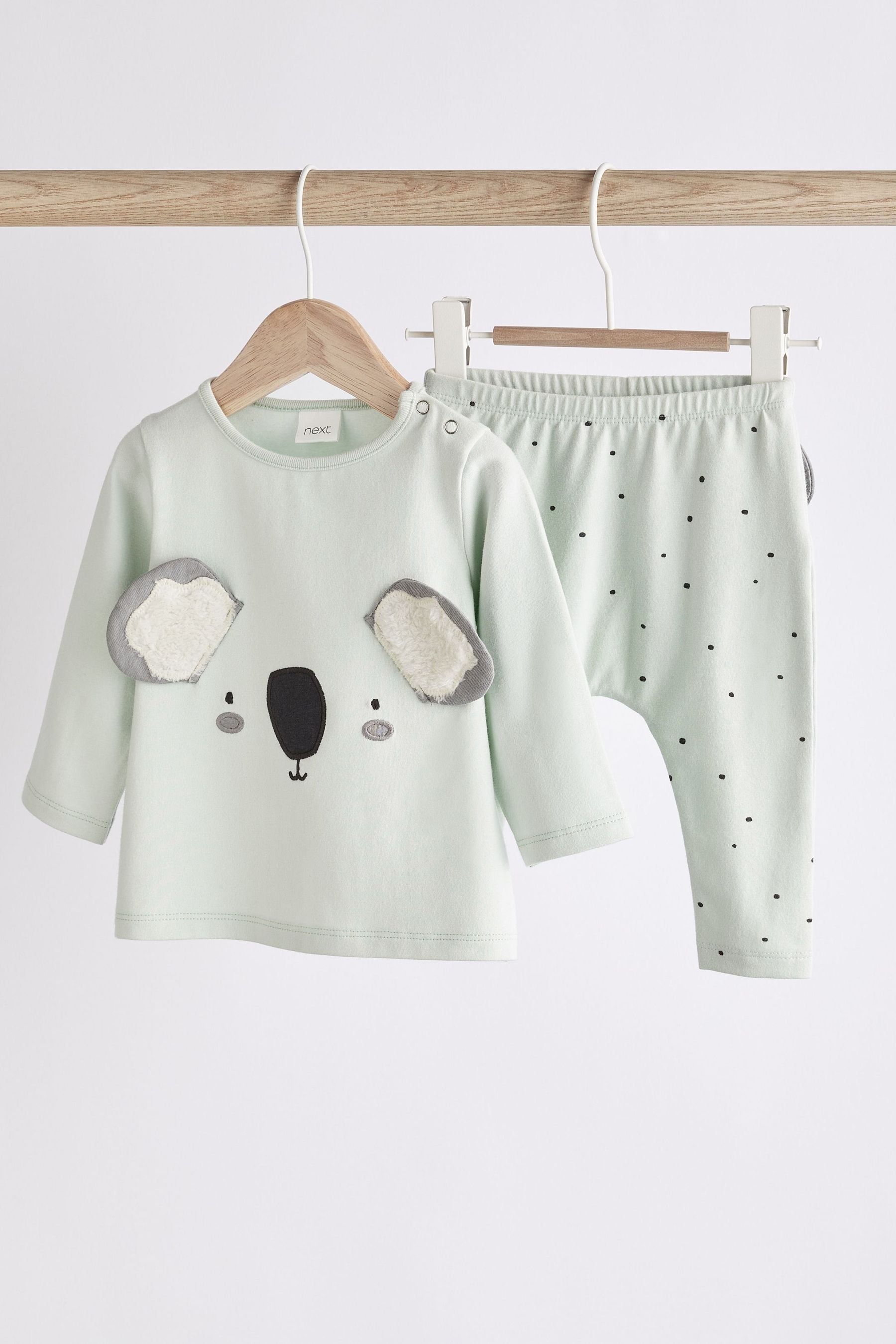 Mint Green Koala Baby T-Shirt and Leggings 2 Piece Set (0mths-2yrs)