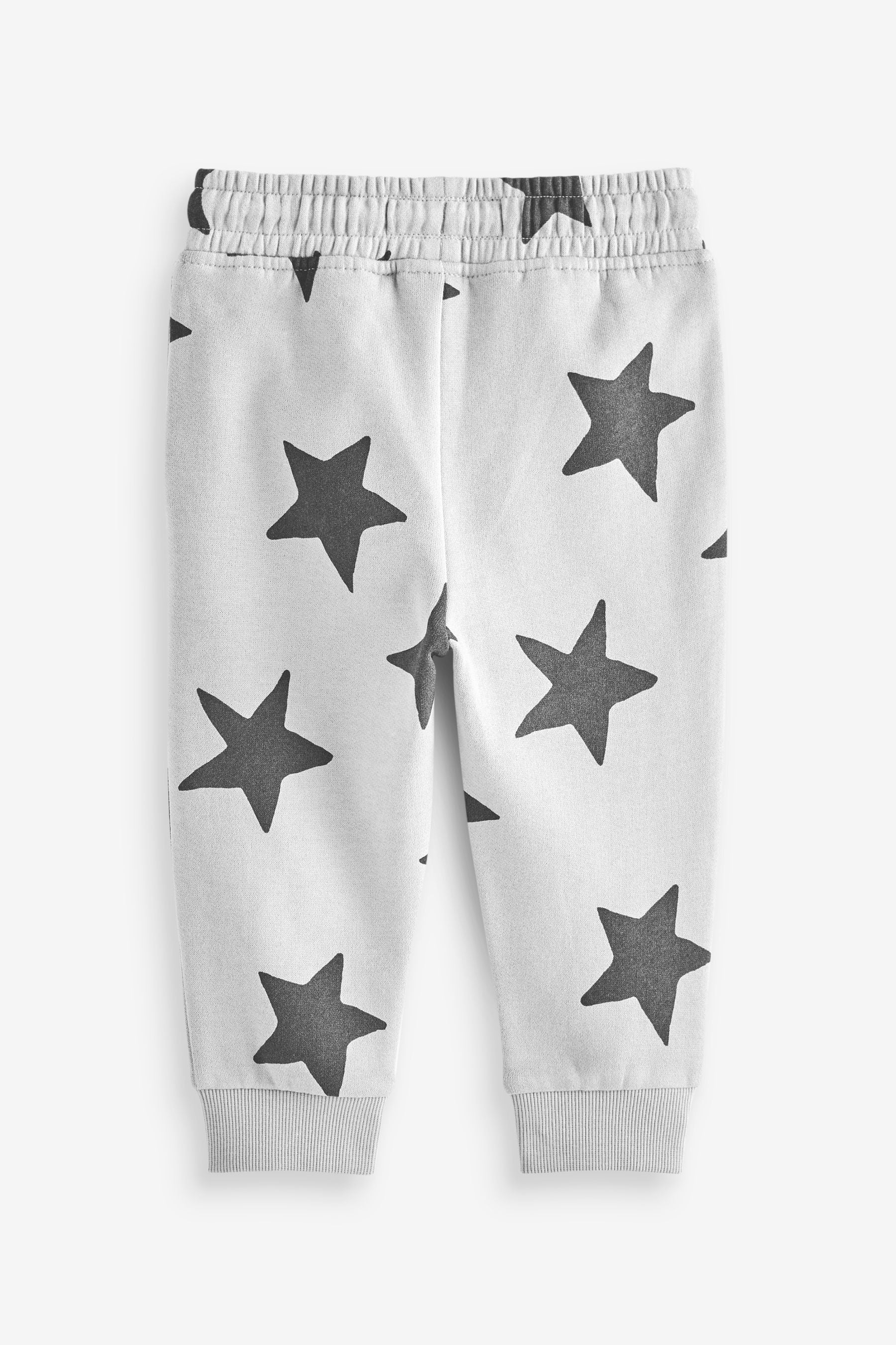 Grey Star All Over Print Joggers (3mths-7yrs)