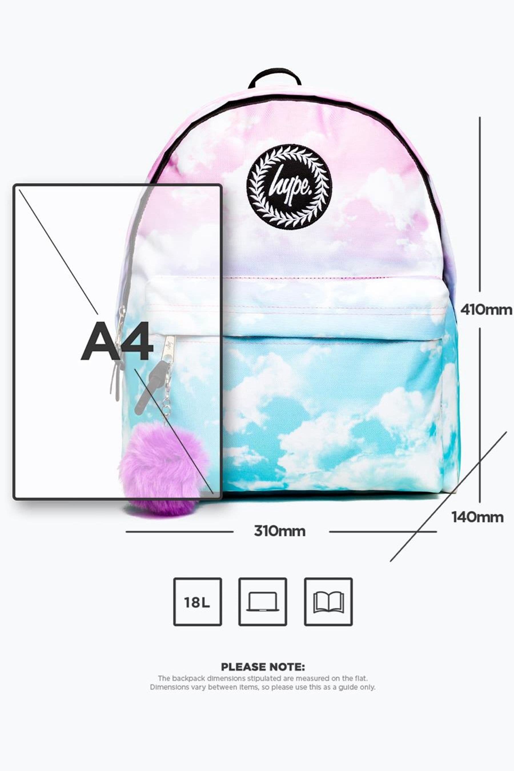 Pink Hype. Pink Cloud Multi Fade Backpack