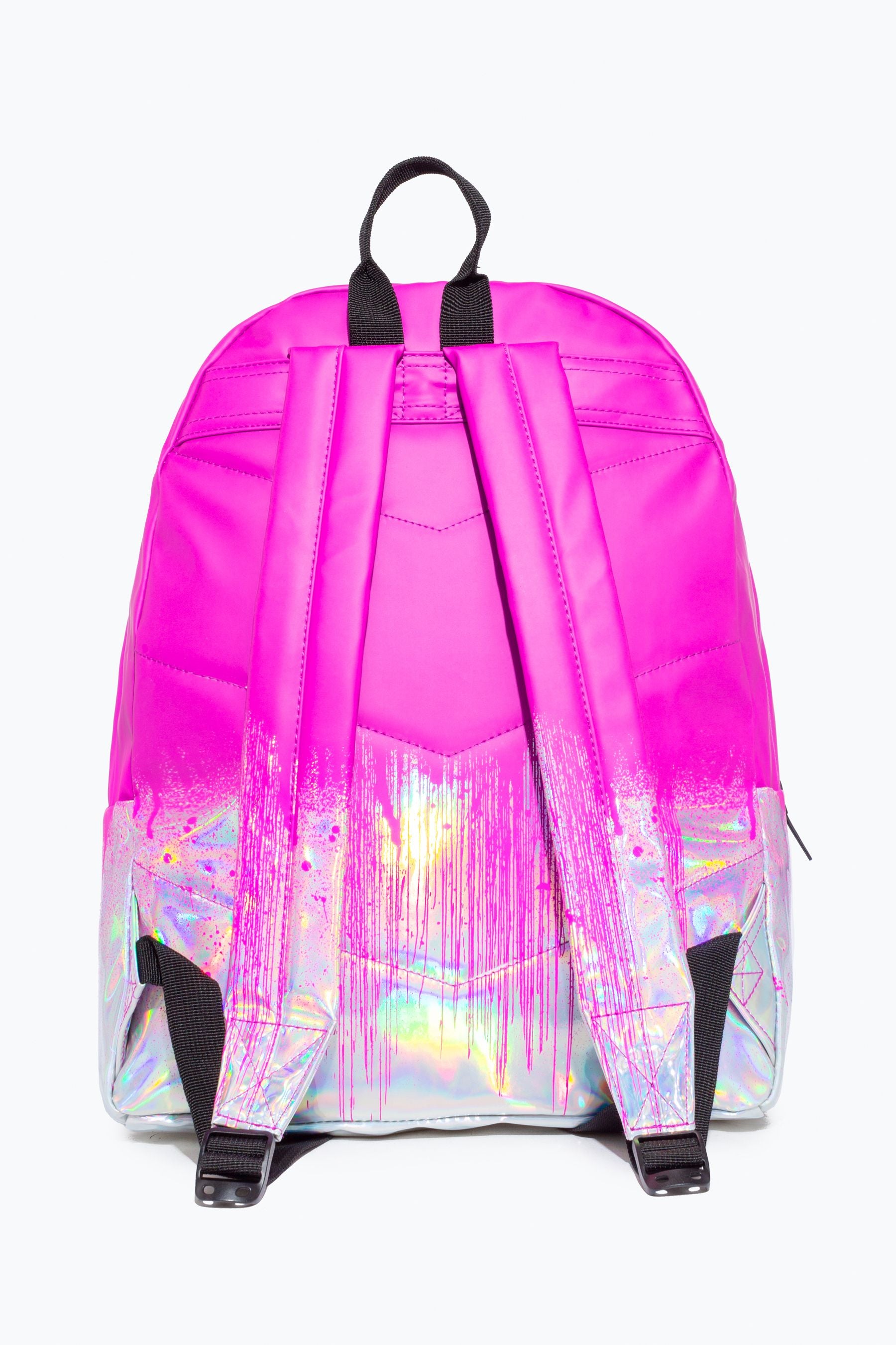 Pink Hype. Pink Holo Drips Backpack