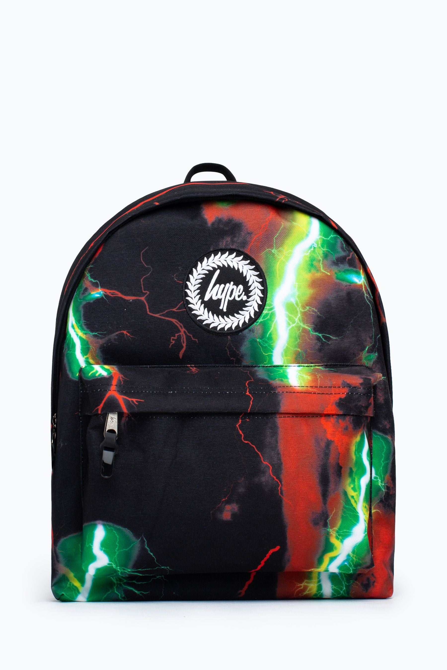 Black Hype. Unisex Anger Skies Crest Black Backpack