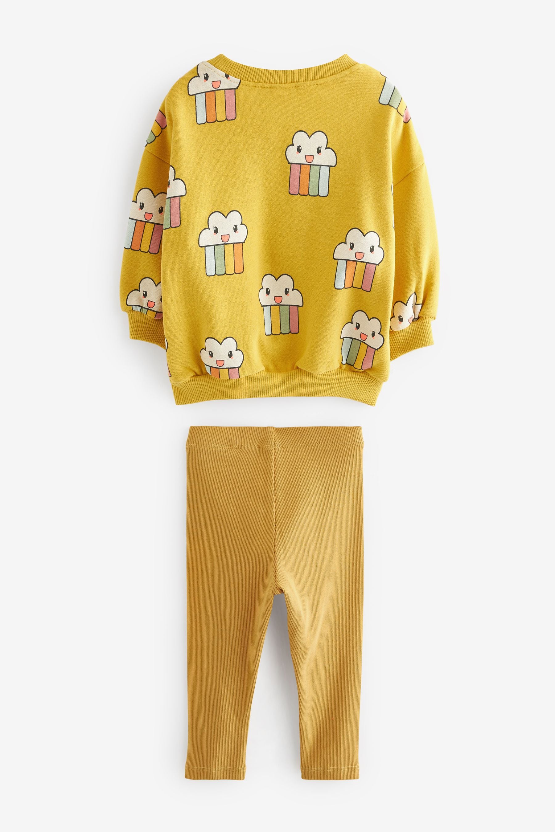 Ochre Rainbows Sweatshirt And Leggings Set (3mths-7yrs)