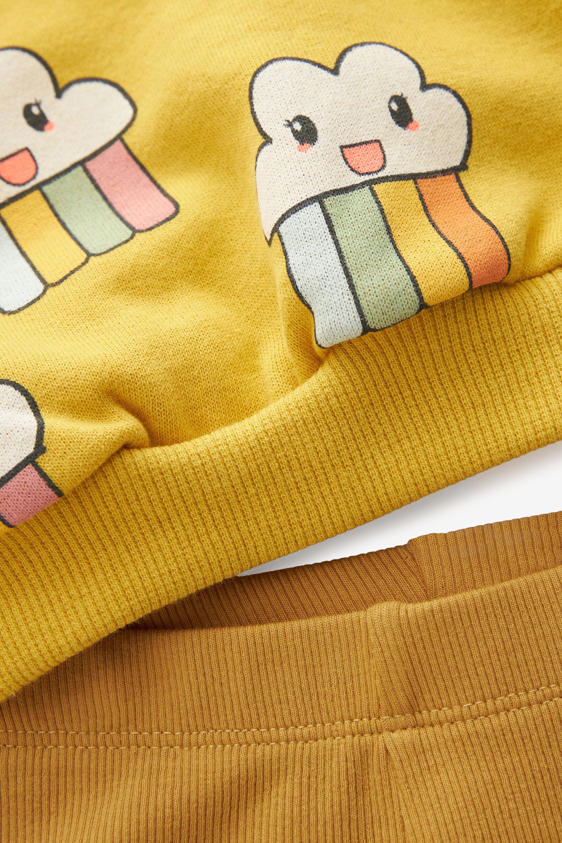 Ochre Rainbows Sweatshirt And Leggings Set (3mths-7yrs)