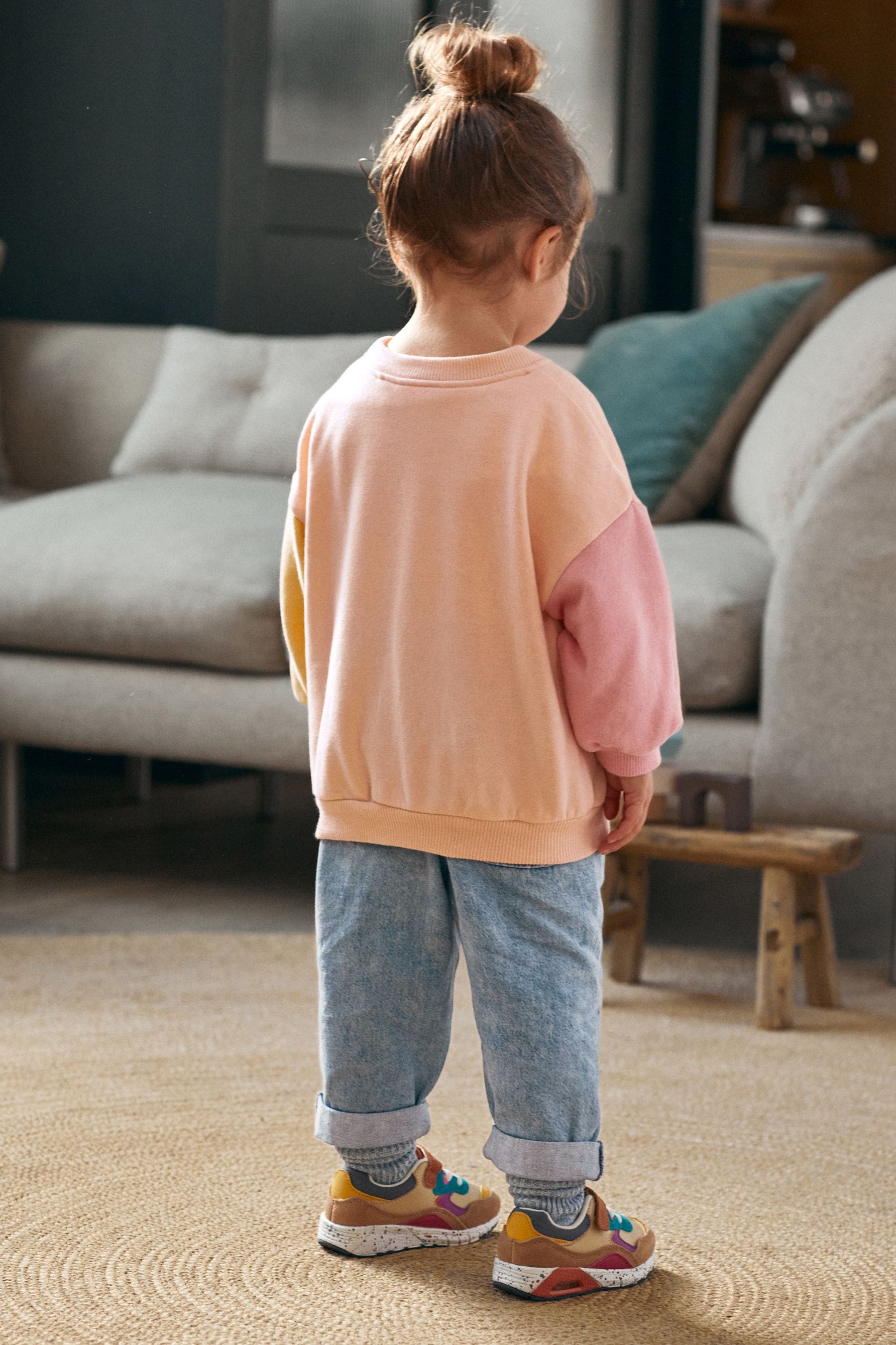 Pink Slogan Sweatshirt (3mths-7yrs)