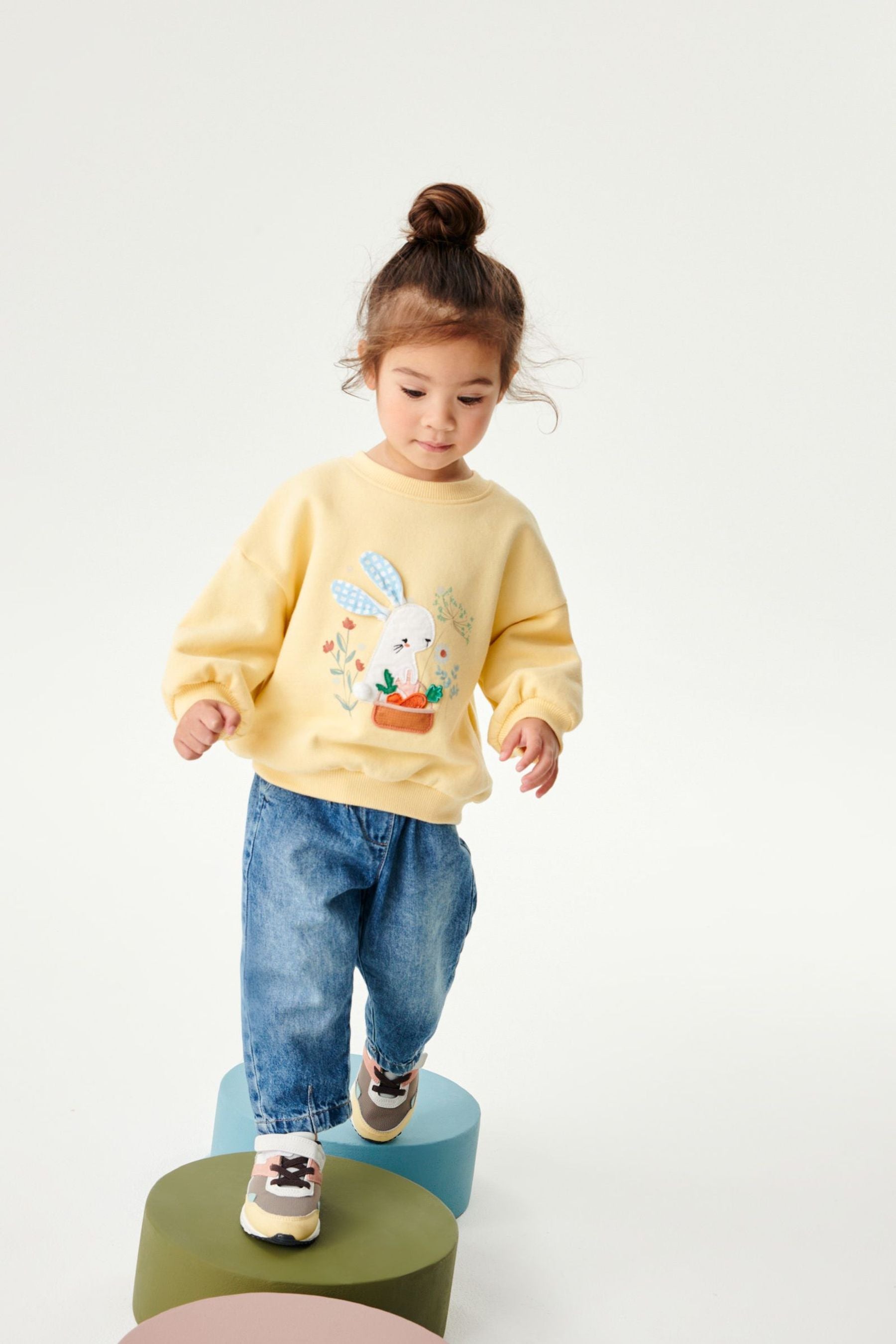 Yellow Bunny Sweatshirt (3mths-7yrs)