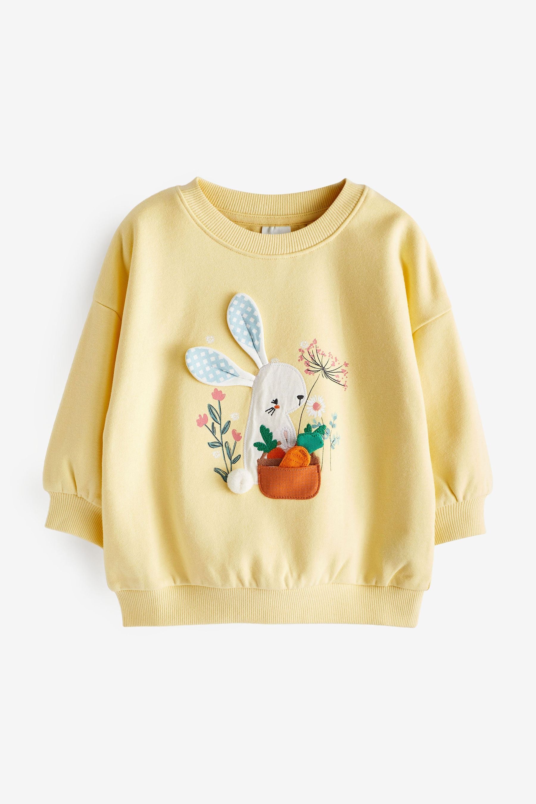 Yellow Bunny Sweatshirt (3mths-7yrs)