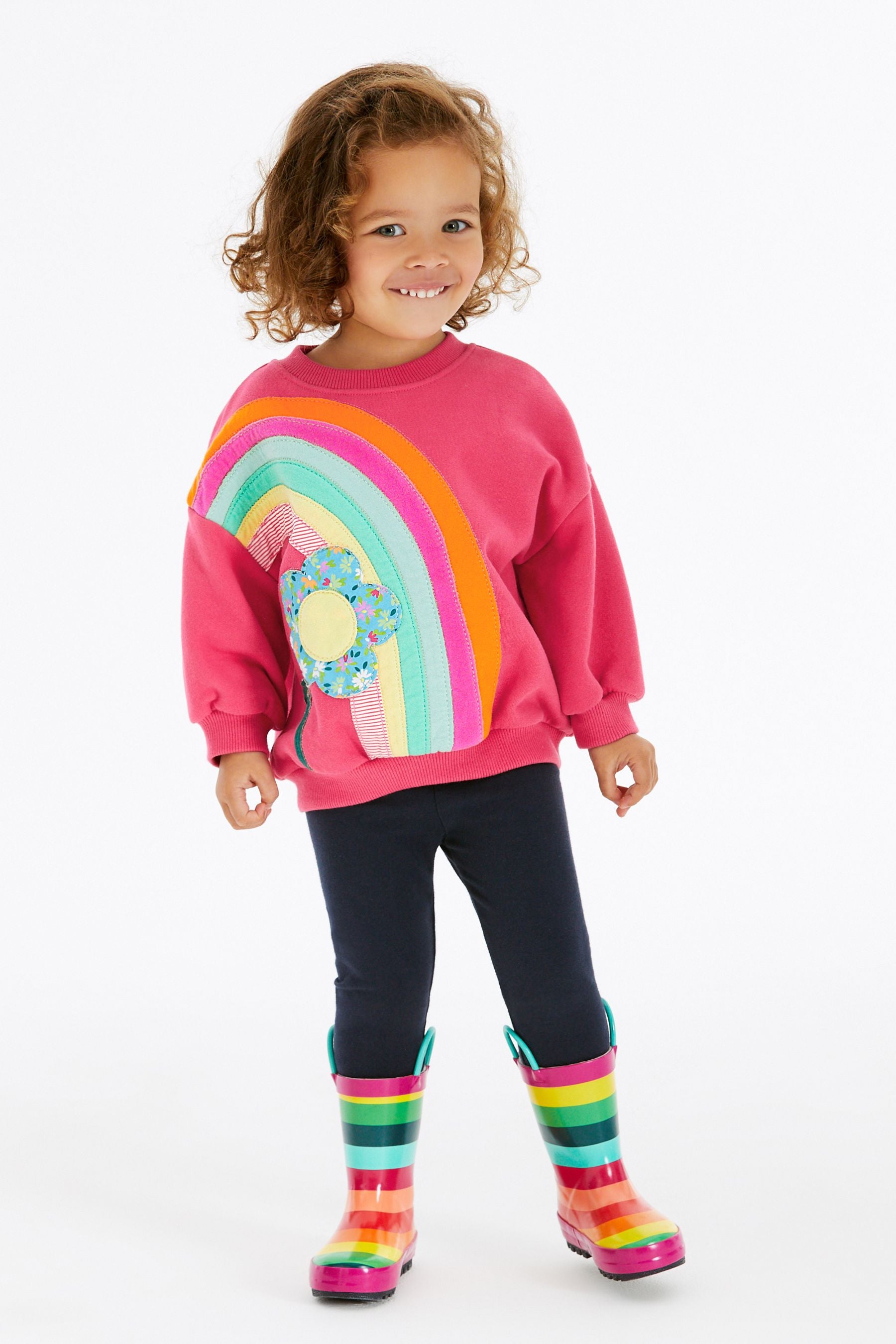 Rainbow Applique Sweatshirt (3mths-7yr