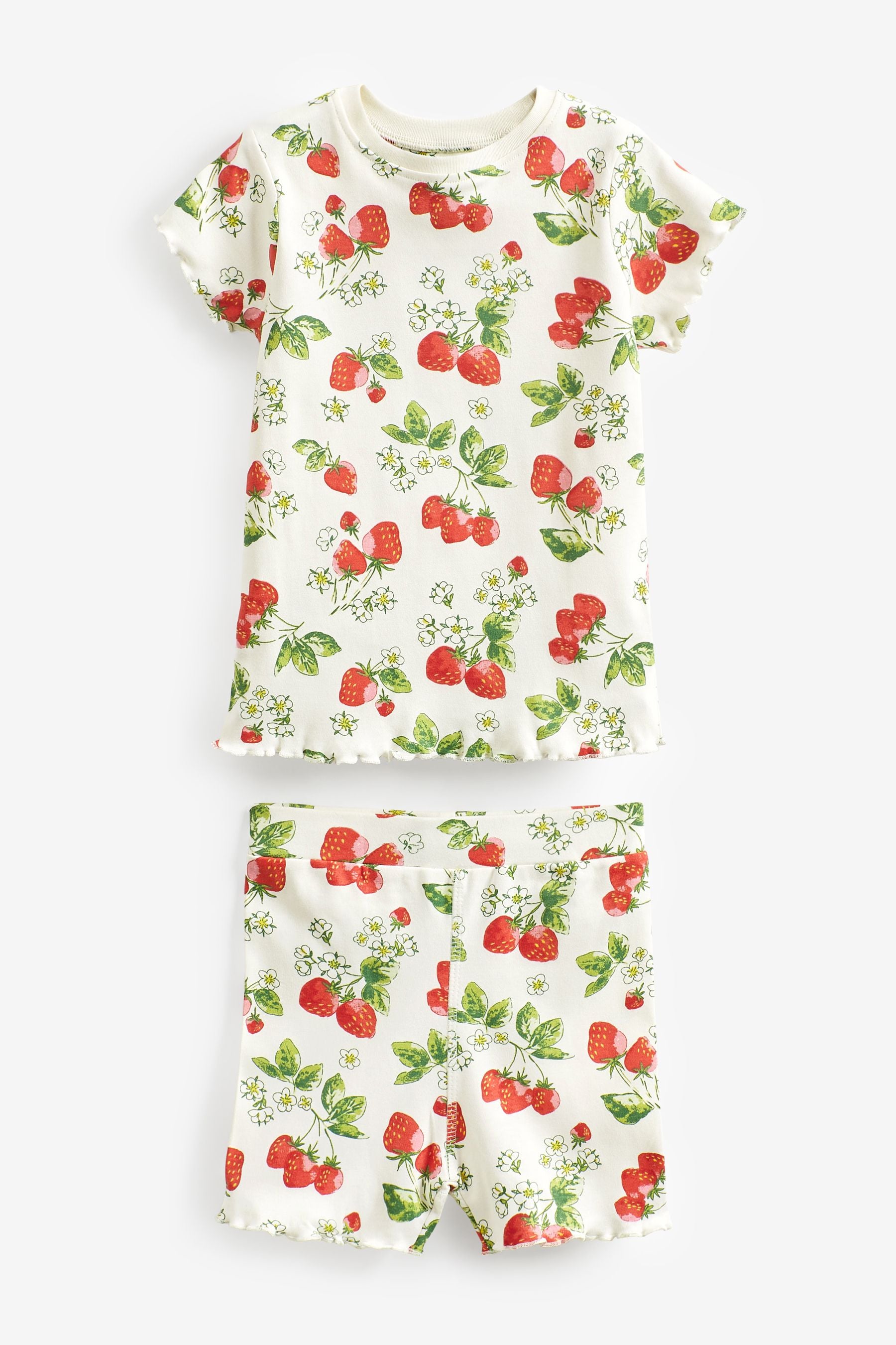 Multi Cherry Short Pyjamas 3 Pack (9mths-16yrs)