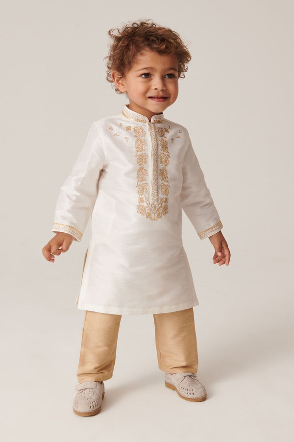 Gold Lightweight Kurta Trousers (3mths-7yrs)