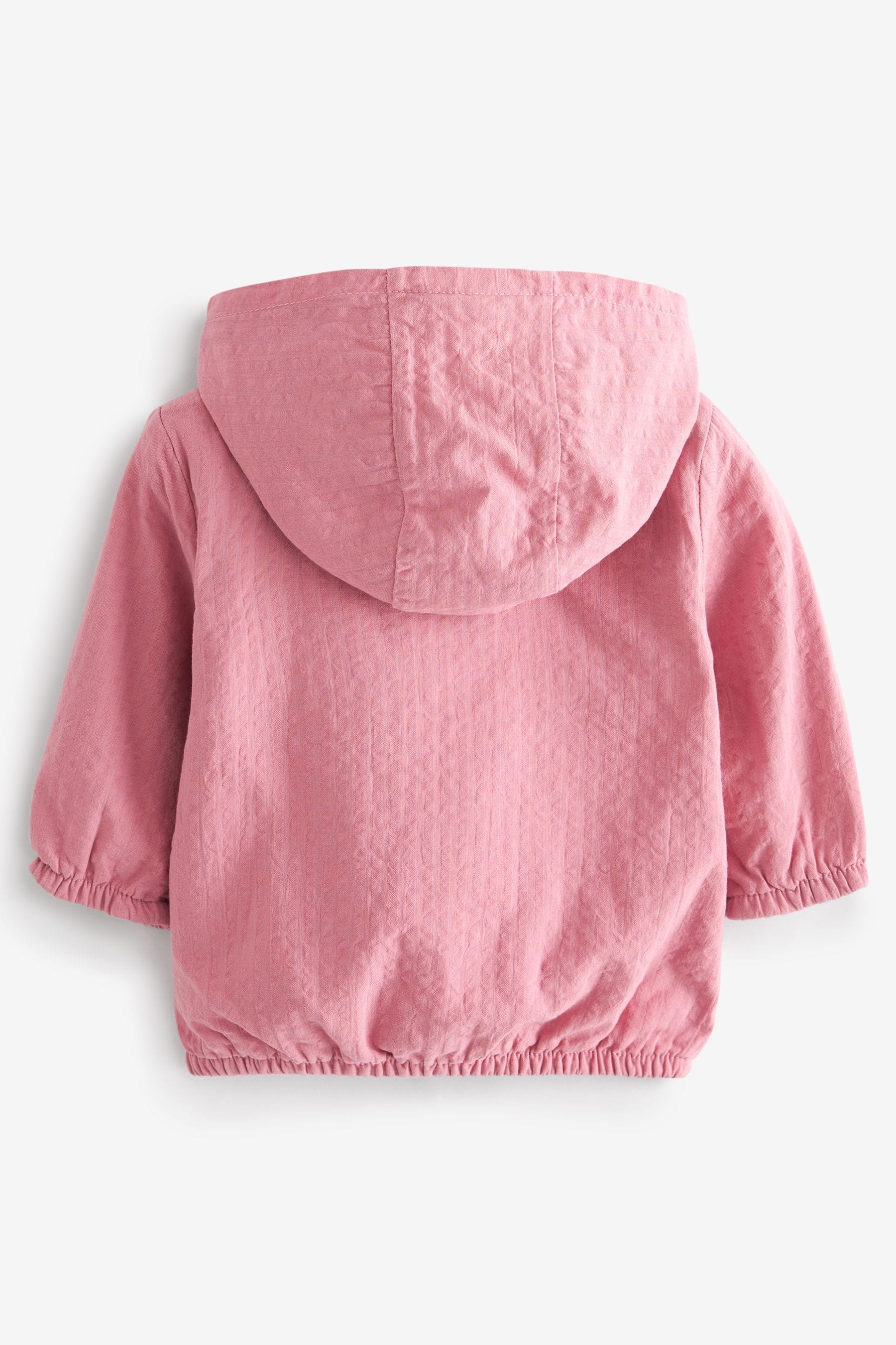 Pink Lightweight Crinkle Baby Jacket (0mths-2yrs)