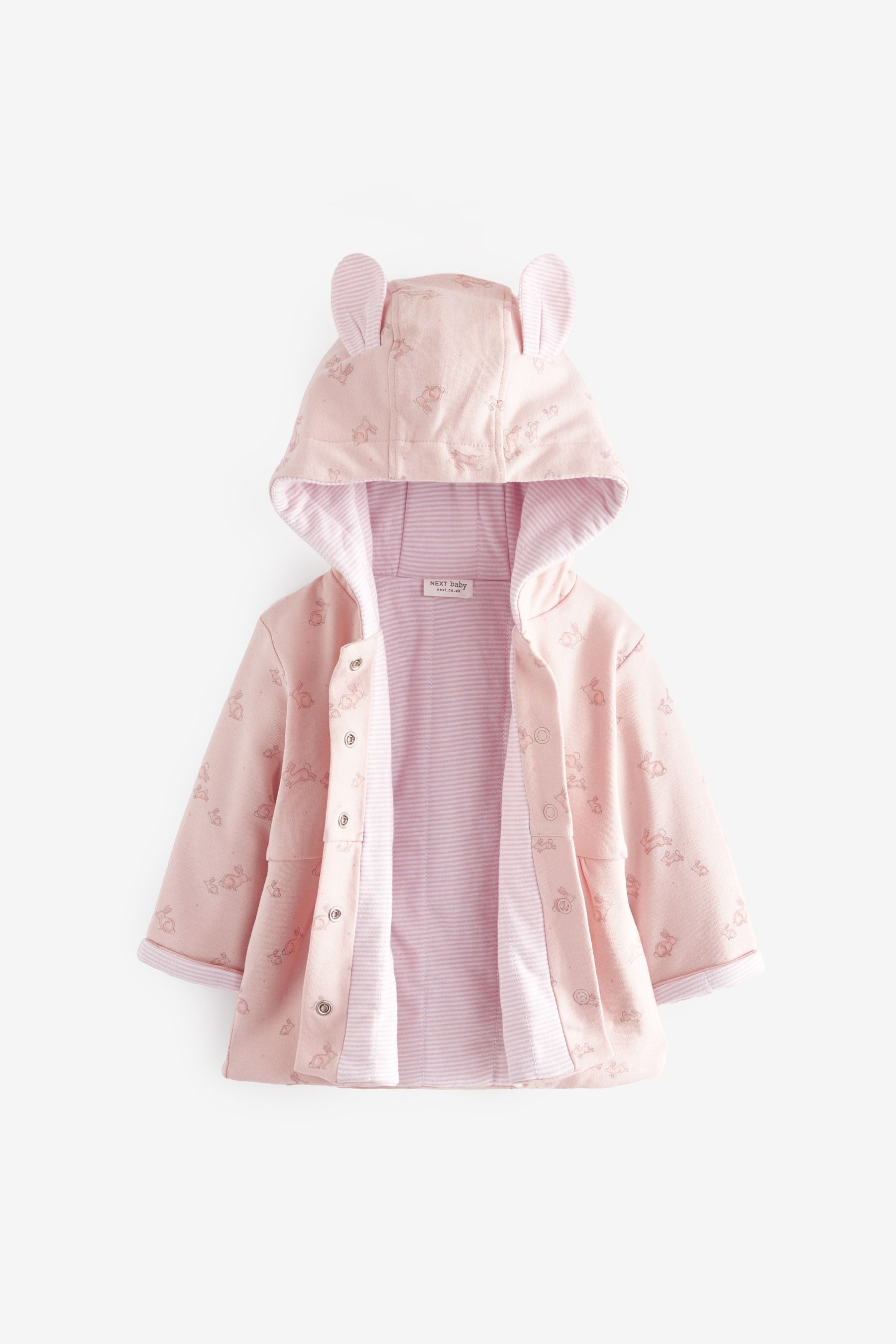 Pink Hooded Baby Jacket (0mths-2yrs)