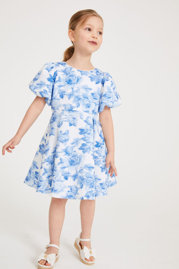 Blue Baker by Ted Baker Glitch Print Scuba Dress