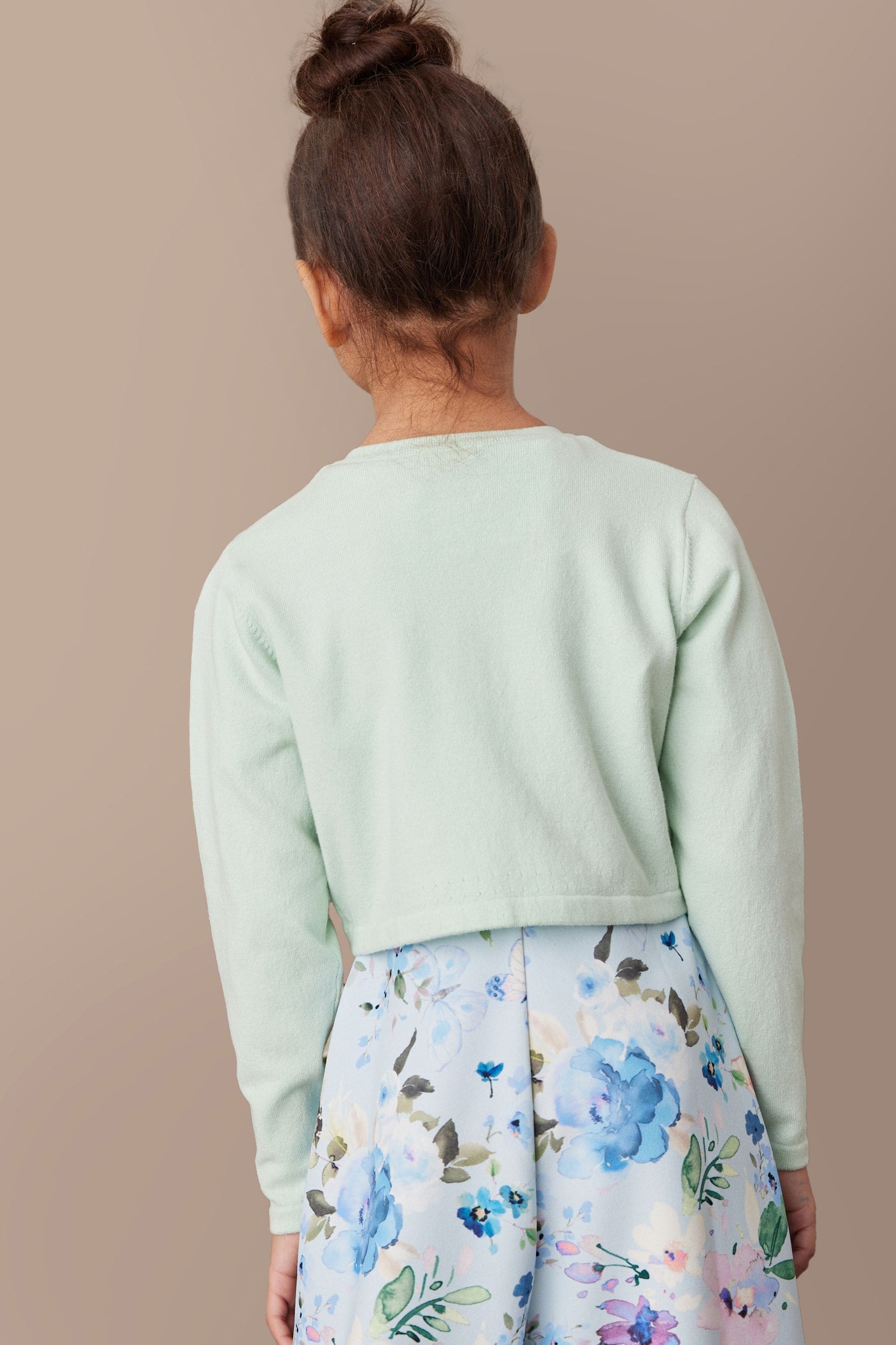 Mint Green Occasion Shrug (3mths-16yrs)