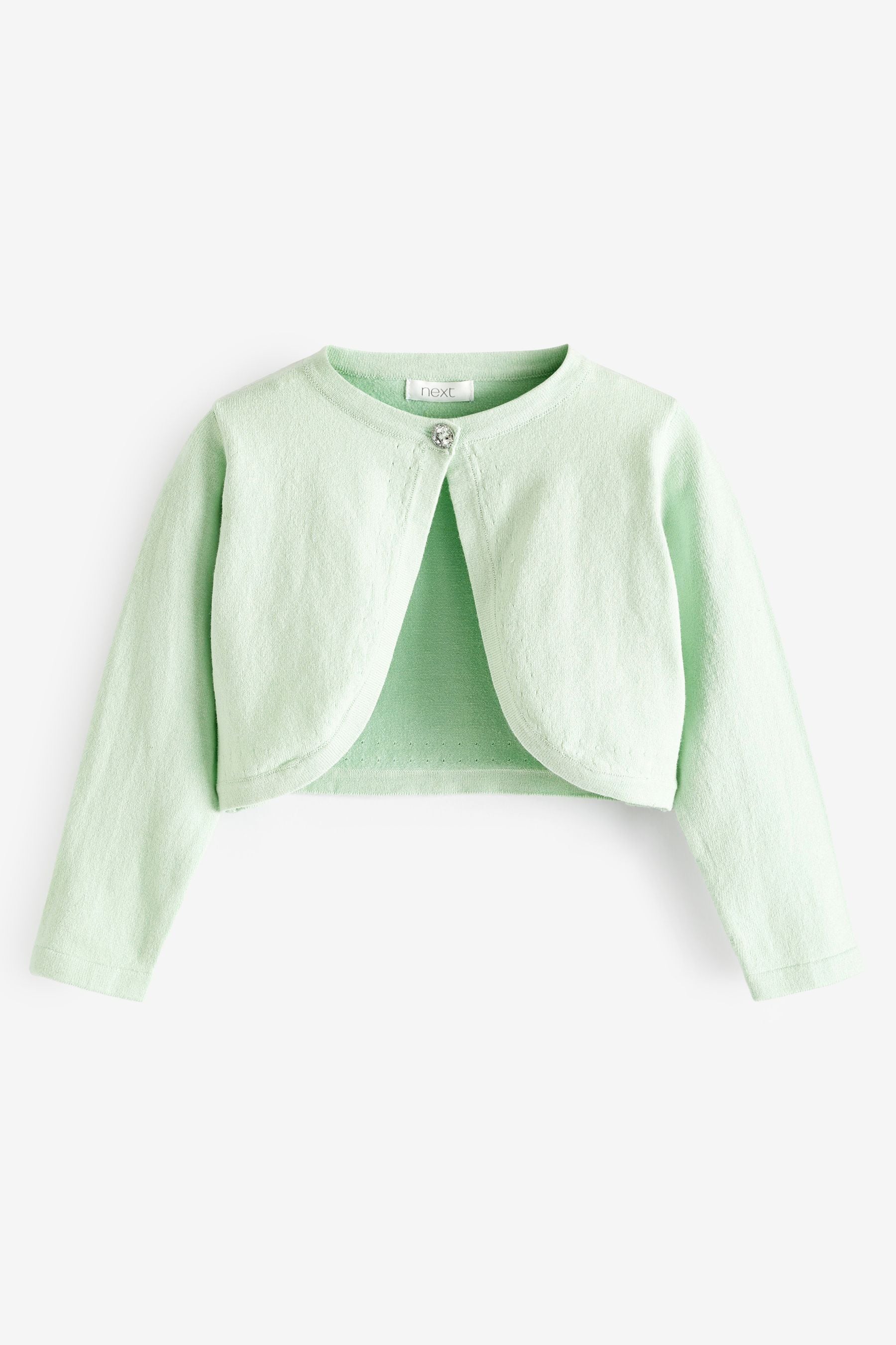 Mint Green Occasion Shrug (3mths-16yrs)