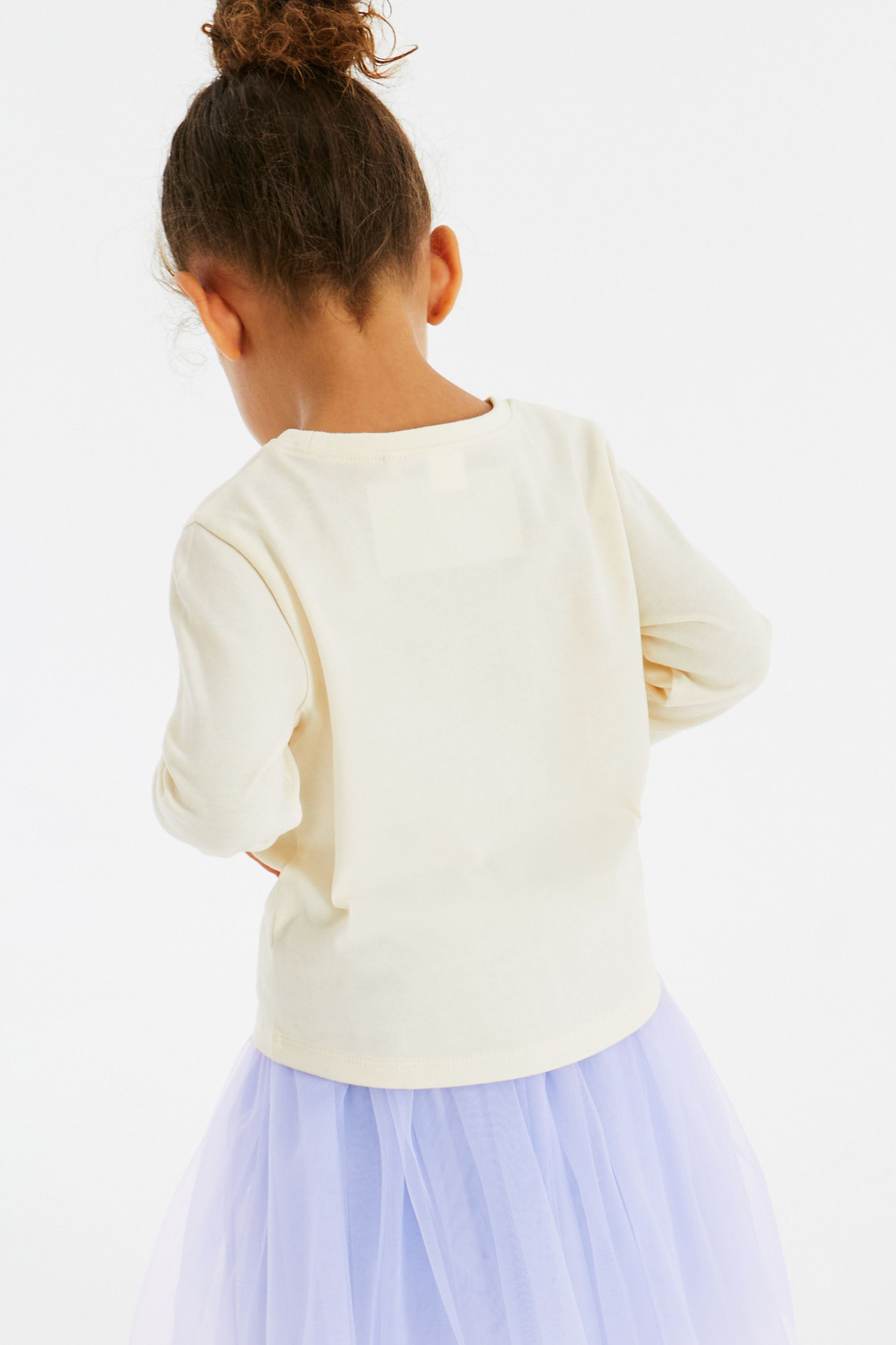 Sister White Long Sleeve T-Shirt (3mths-7yrs)