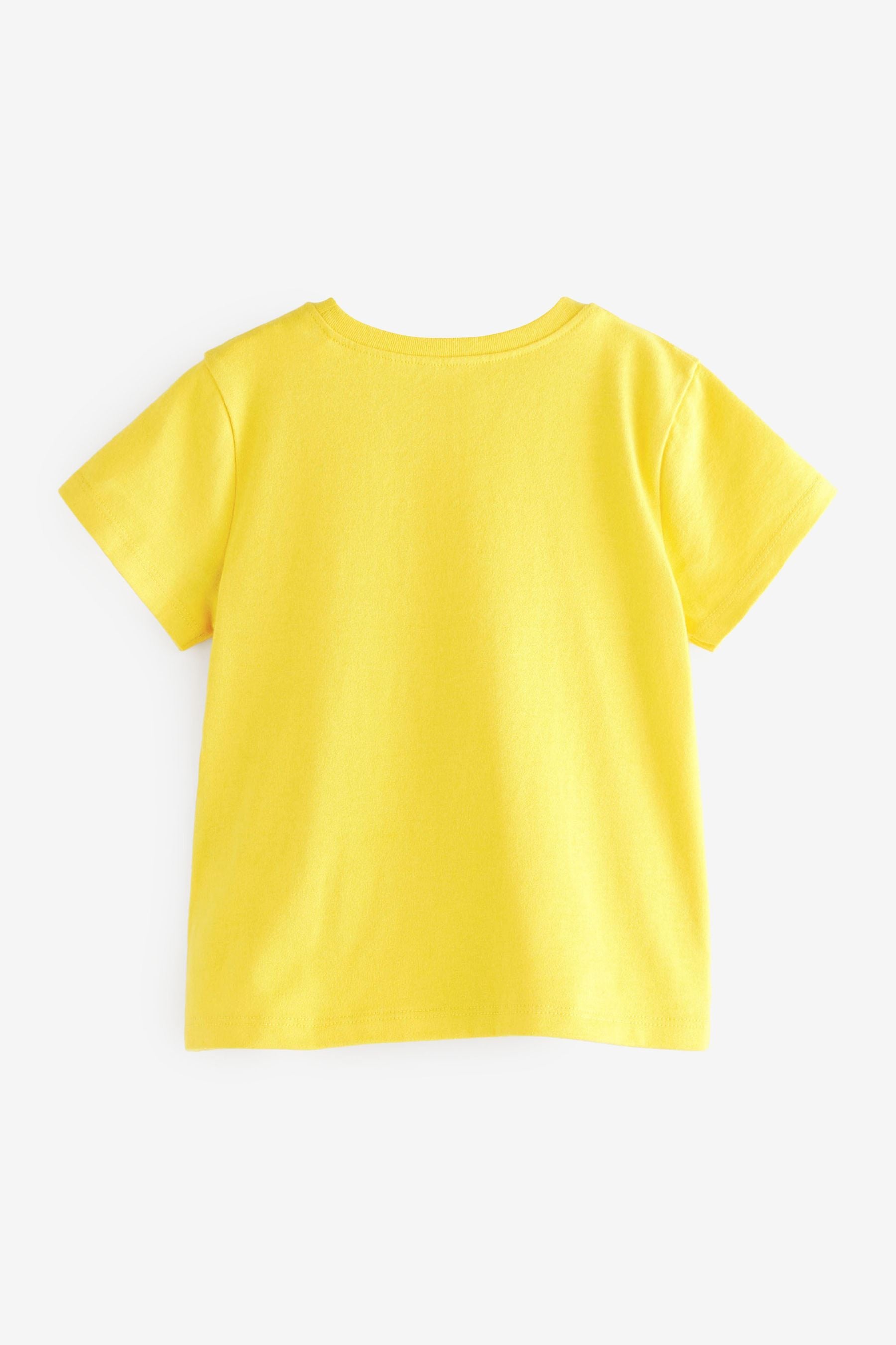 Yellow Daisy Short Sleeve Bag T-Shirt (3mths-7yrs)