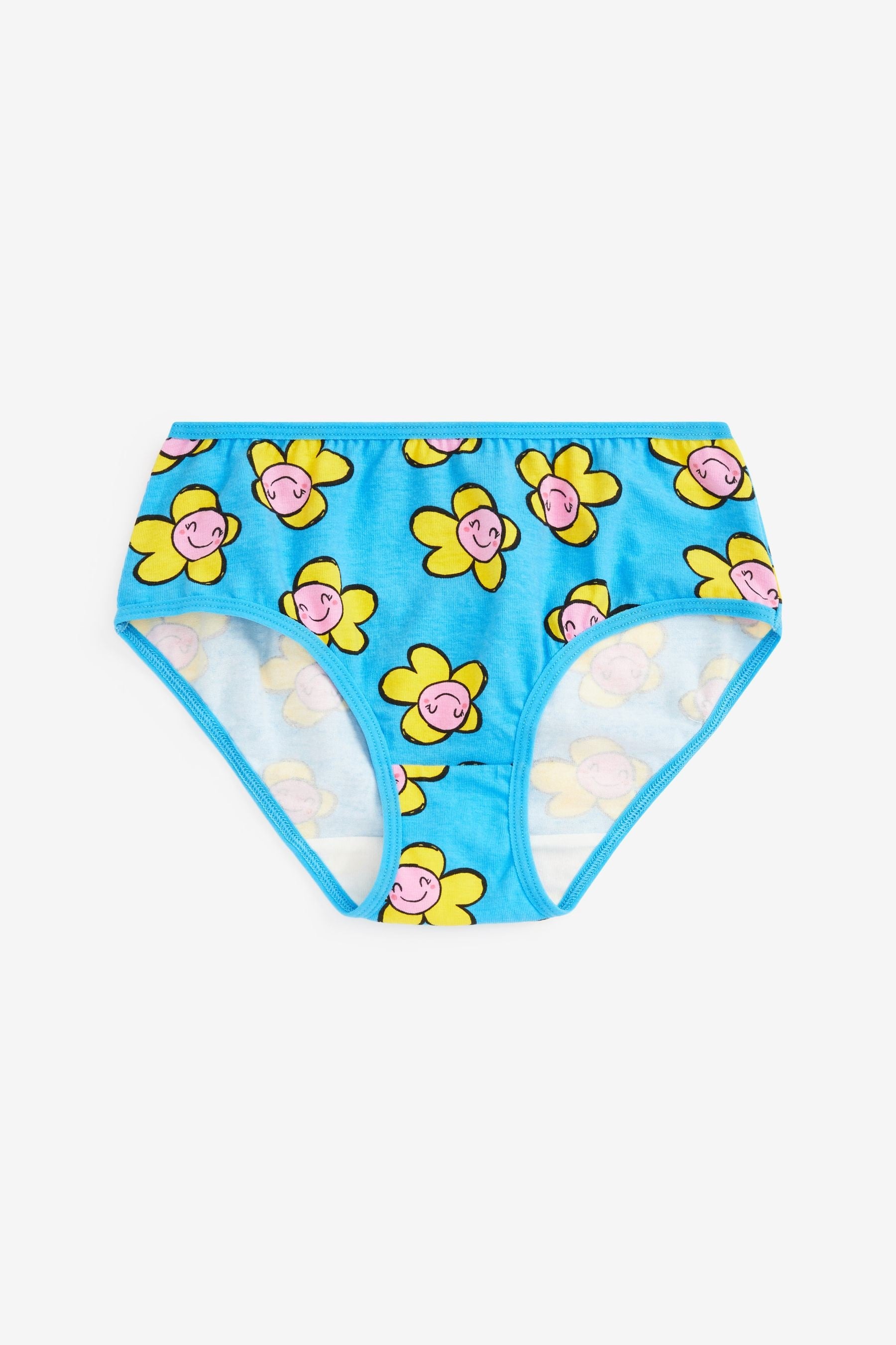 Blue/Pink/Yellow Character Briefs 5 Pack (1.5-16yrs)