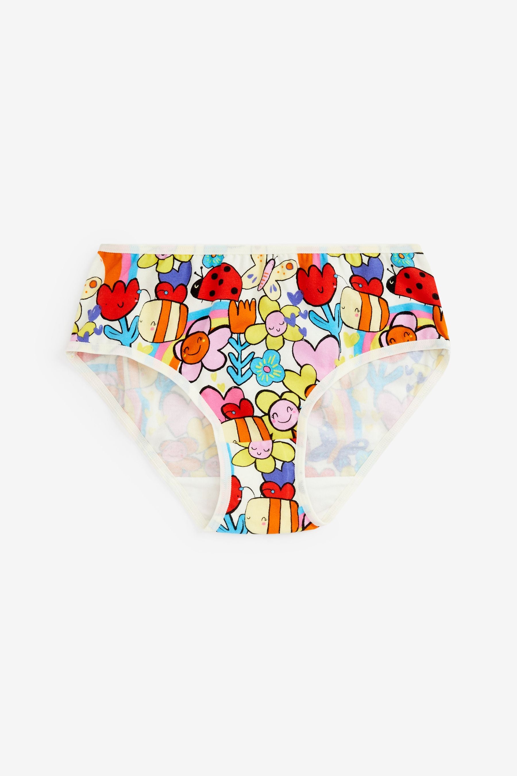 Blue/Pink/Yellow Character Briefs 5 Pack (1.5-16yrs)