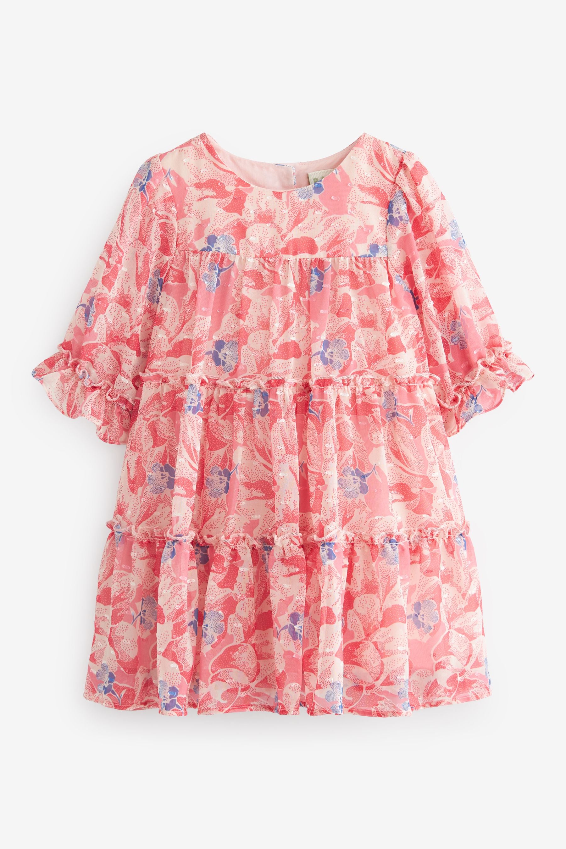 Pink Baker by Ted Baker Pink Chiffon Dress