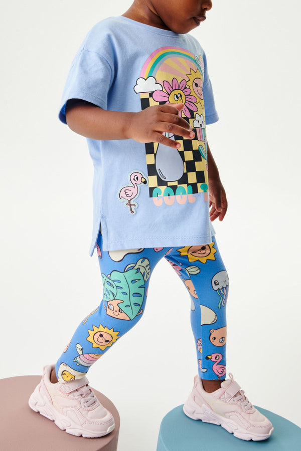 Cobalt Blue Character Leggings (3mths-7yrs)