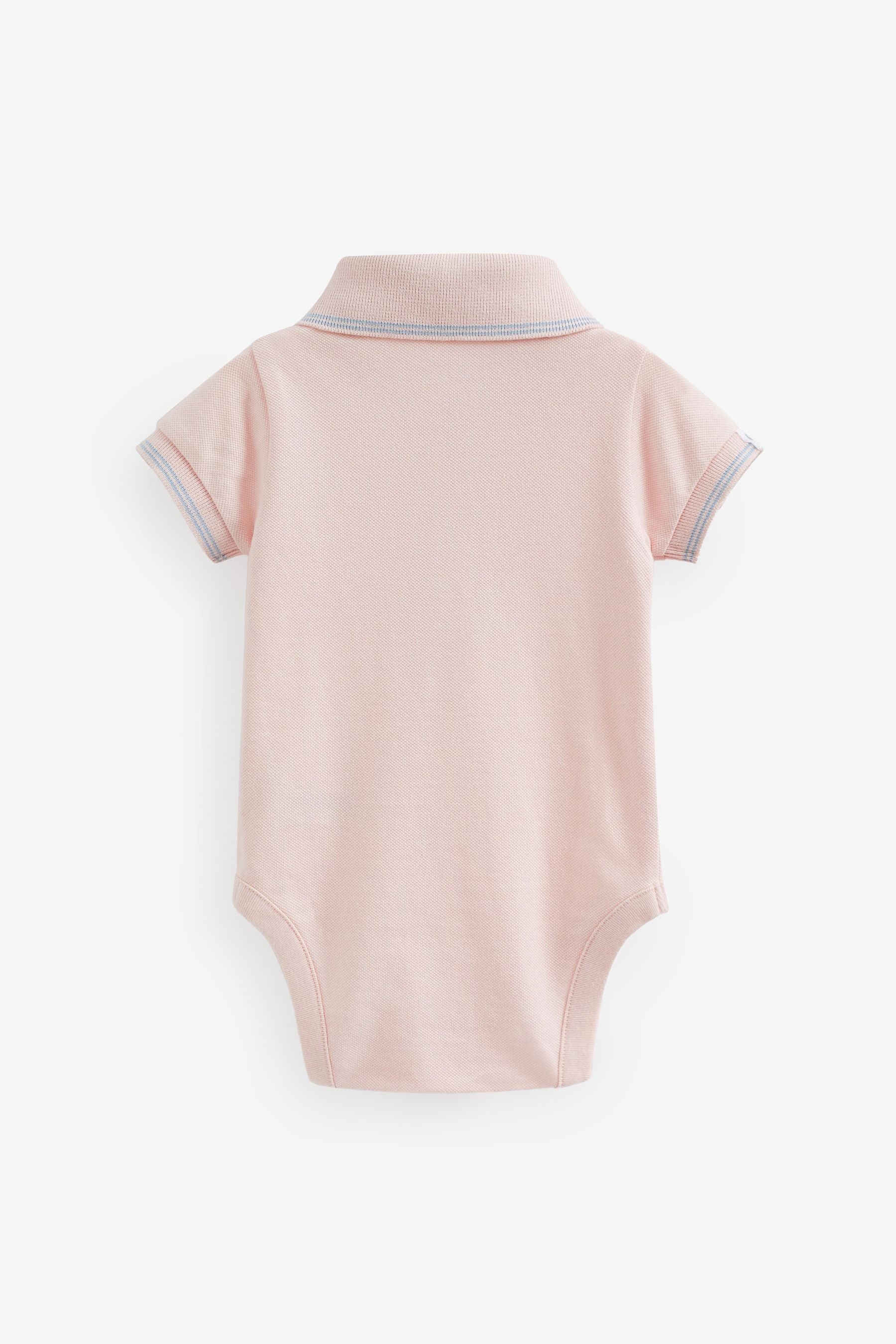 Pink Baby Polo Shirt Bodysuit