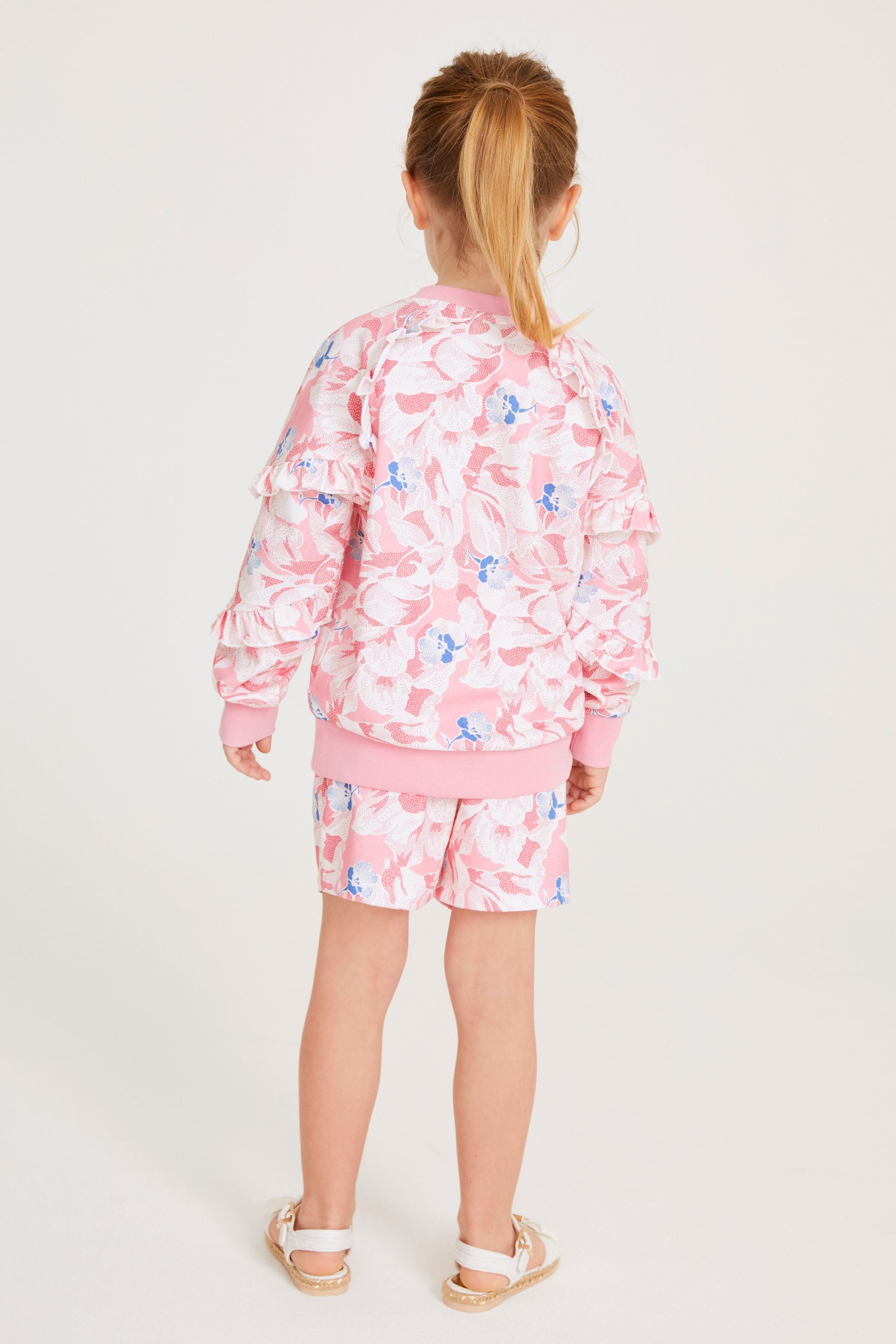 Pink Baker by Ted Baker Pink Sweater And Shorts Set