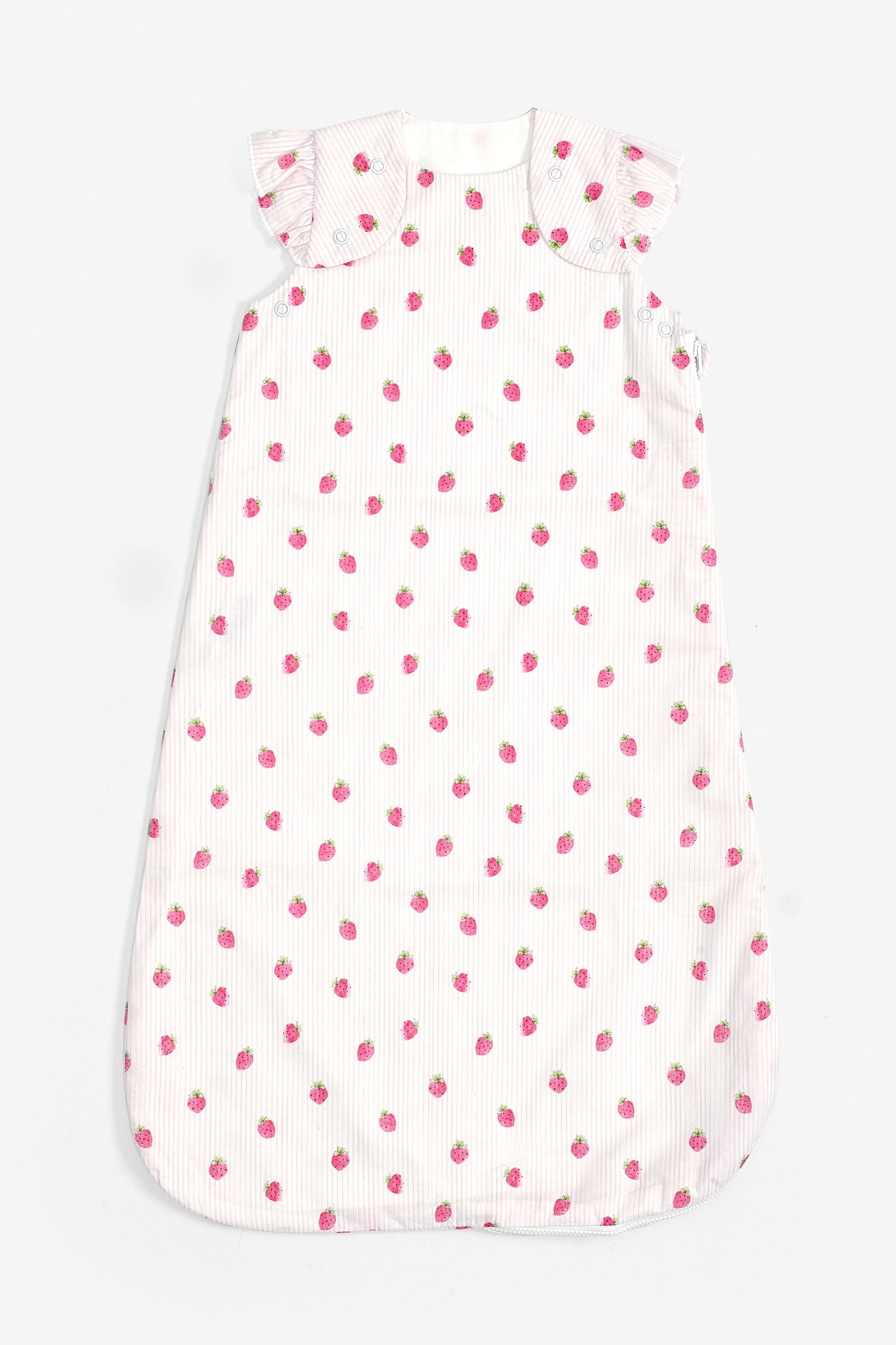 Pink Strawberry Baby 100% Cotton 1 Tog Sleep Bag