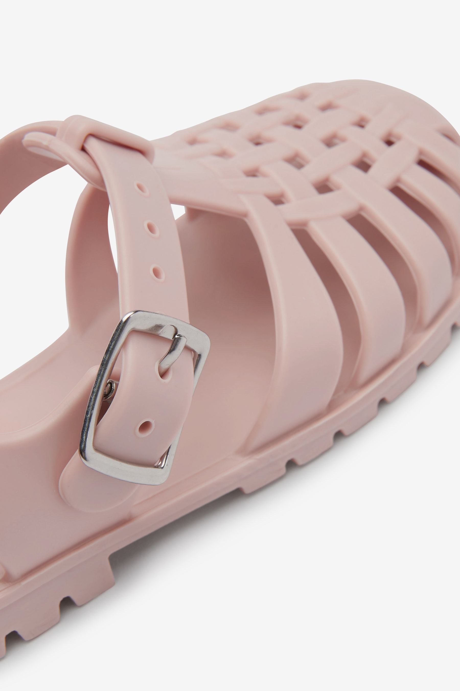 Pink Jelly Fisherman Sandals