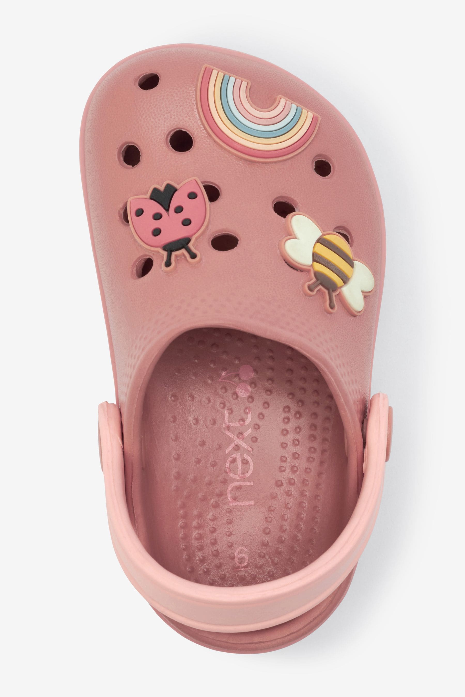 Pink Character Clogs With Ankle Strap