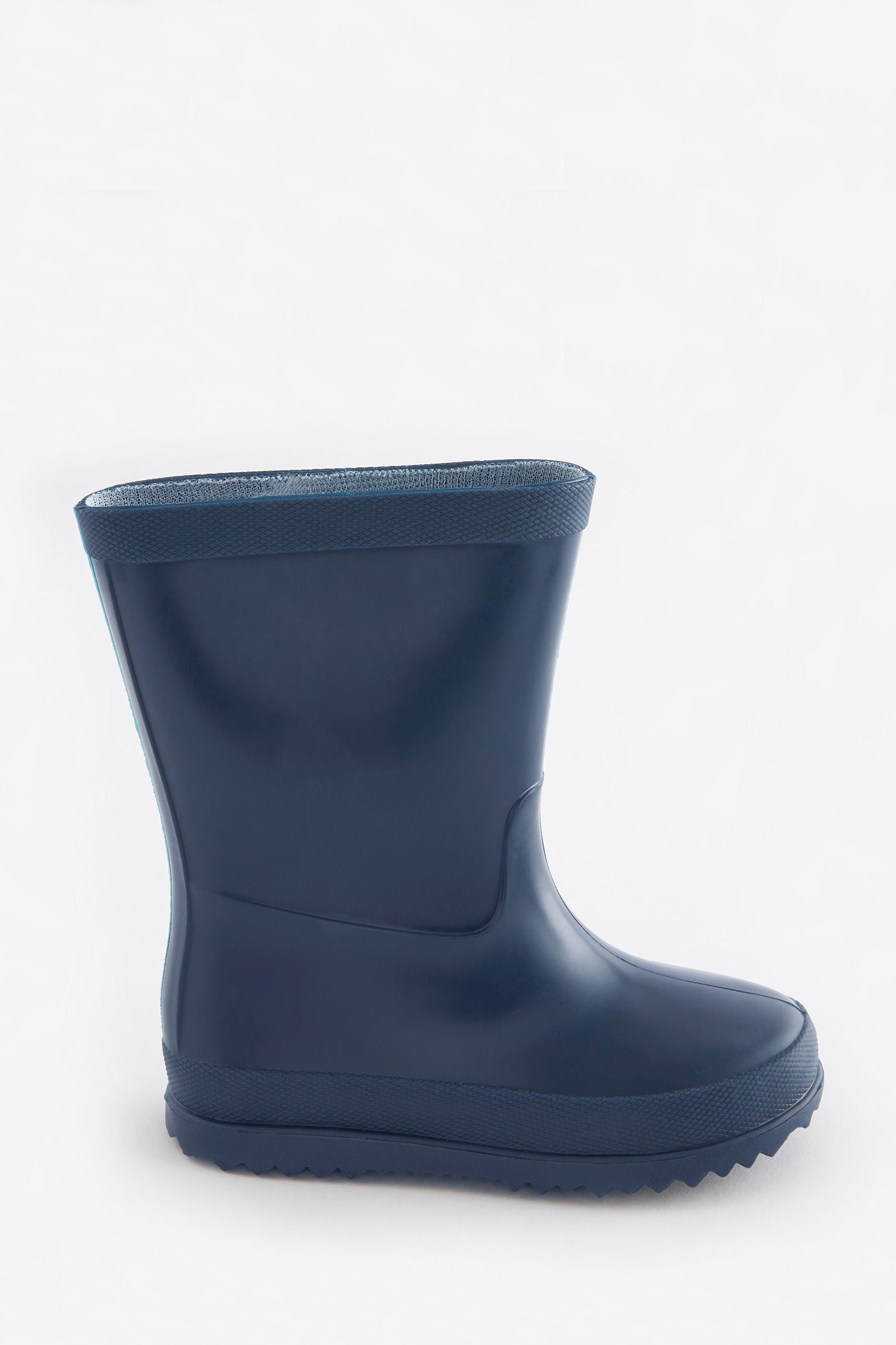 Navy Plain Wellies