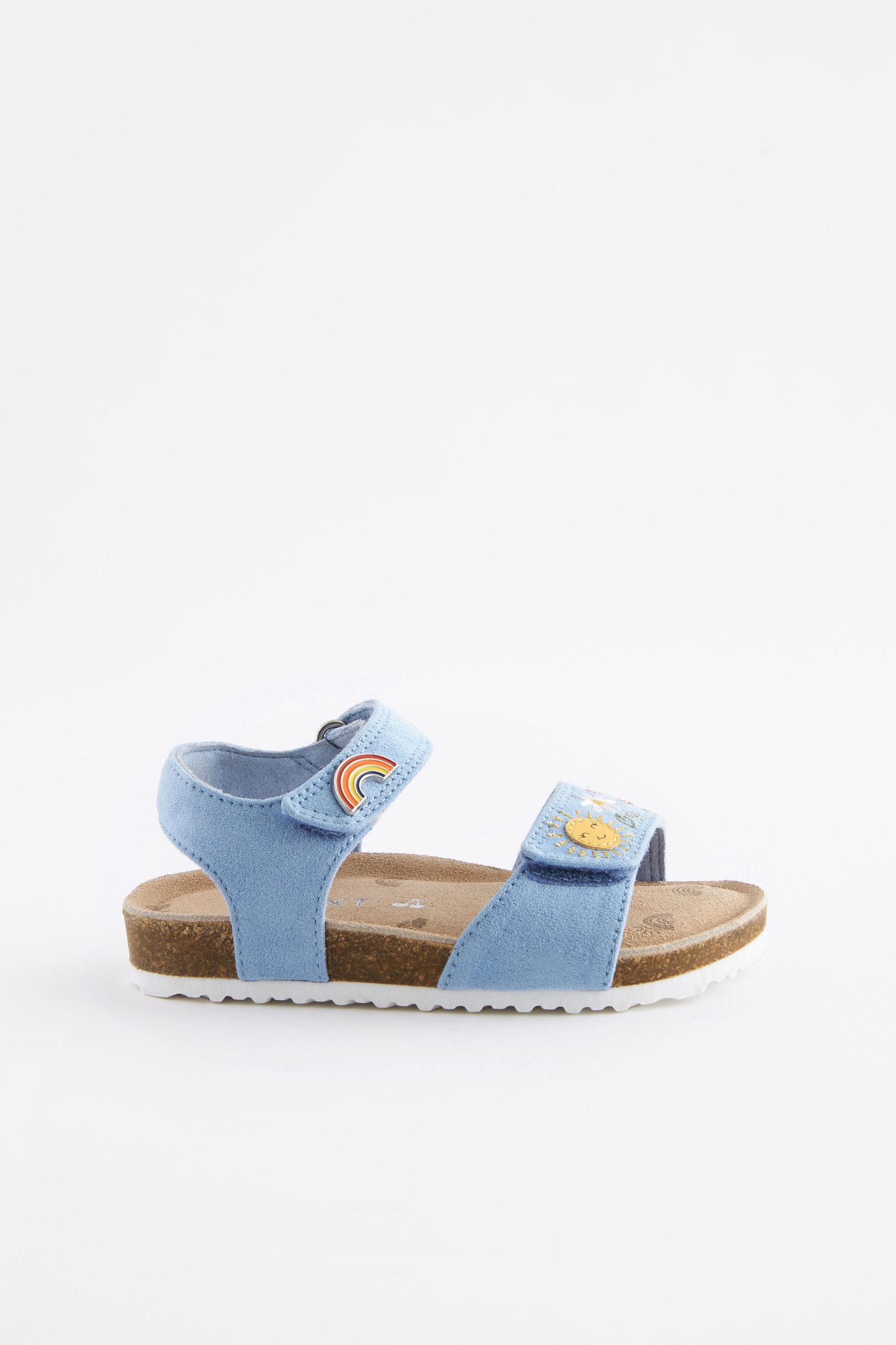 Blue Character Corkbed Sandals