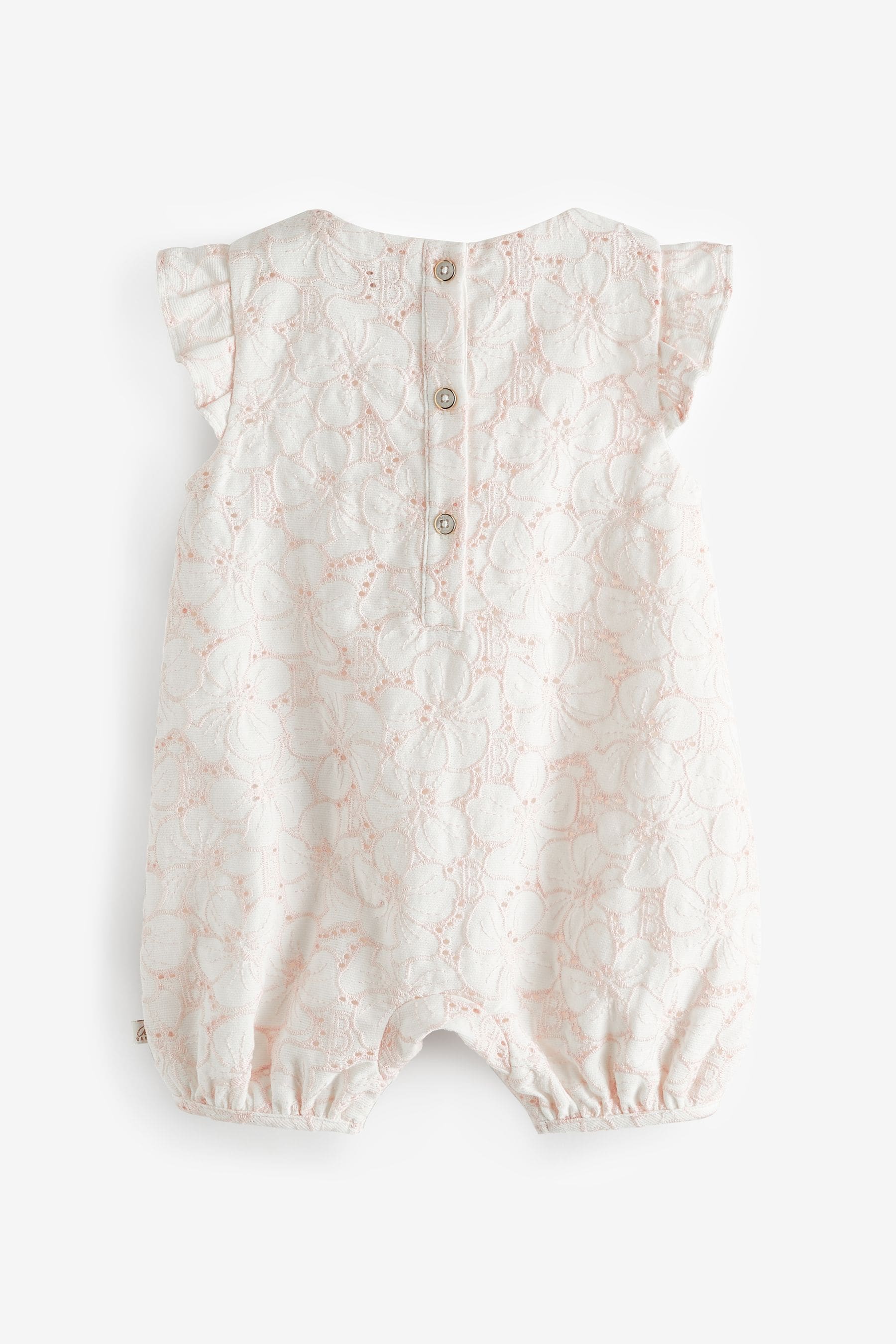 Pink Baker by Ted Baker Broderie Romper