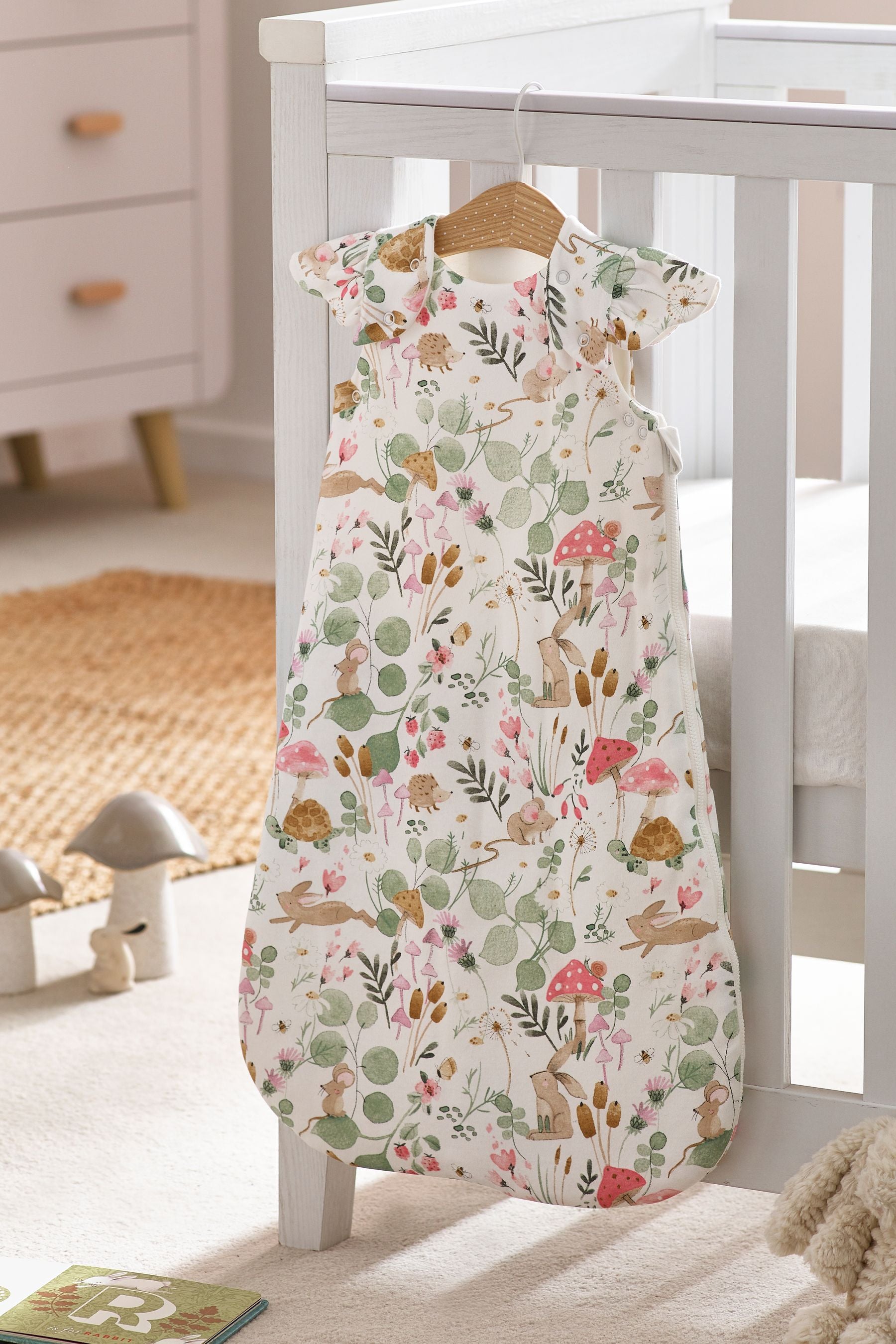 Natural Woodland 2.5 Tog Baby 100% Cotton Sleep Bag