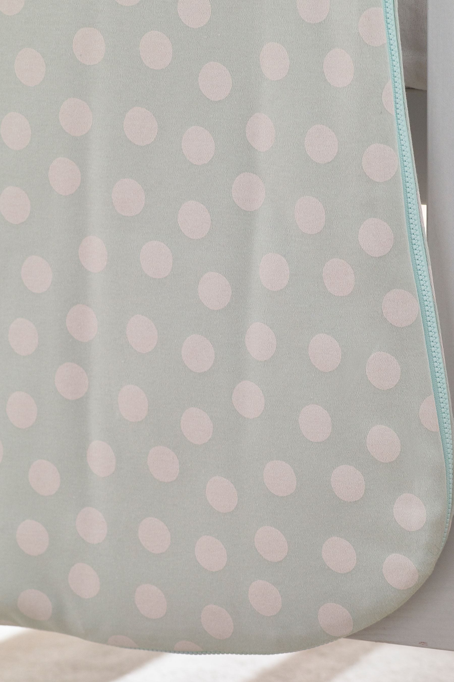 Sage Green Animals 2.5 Tog Baby 100% Cotton Sleep Bag