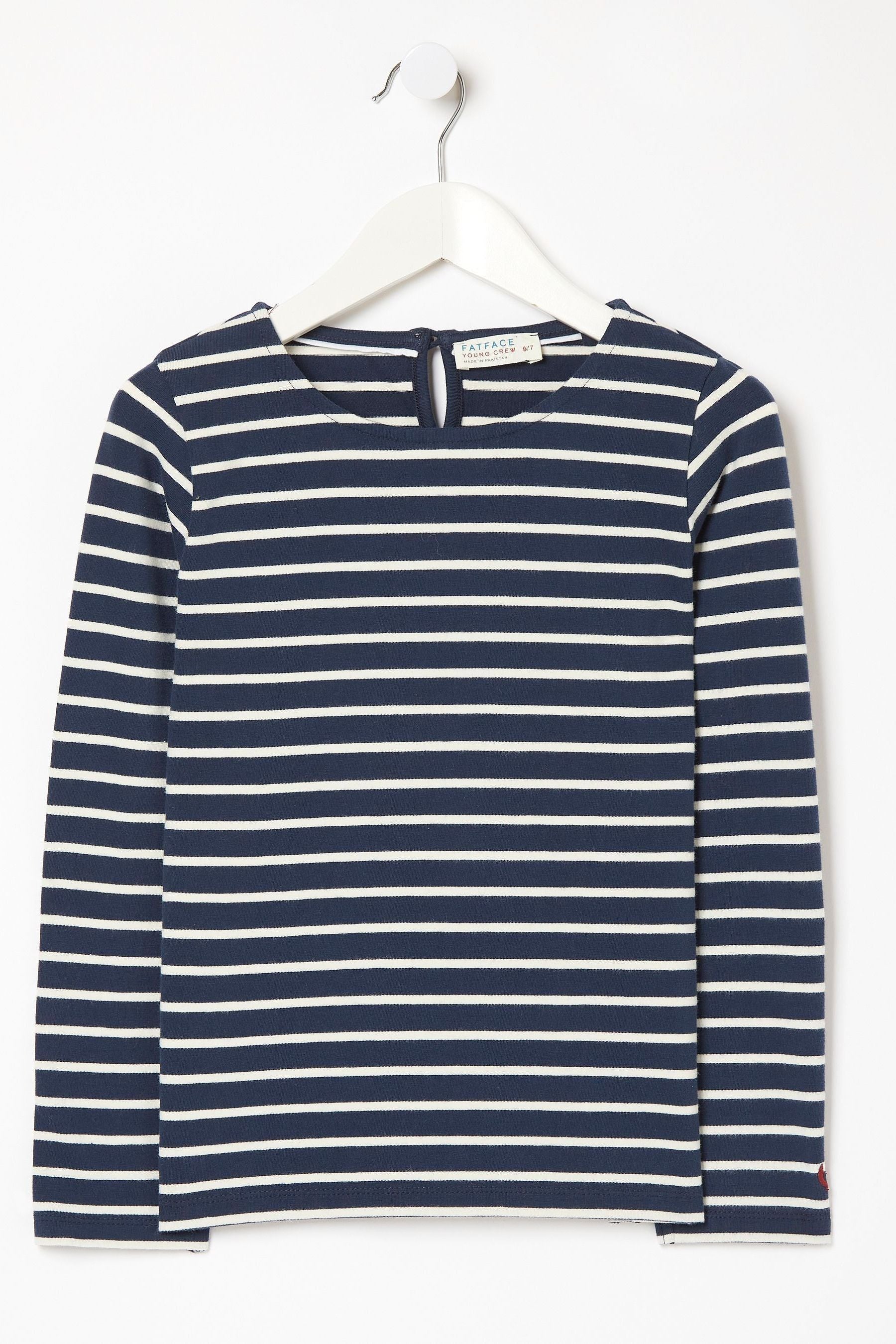 Blue FatFace Breton Stripe T-Shirt