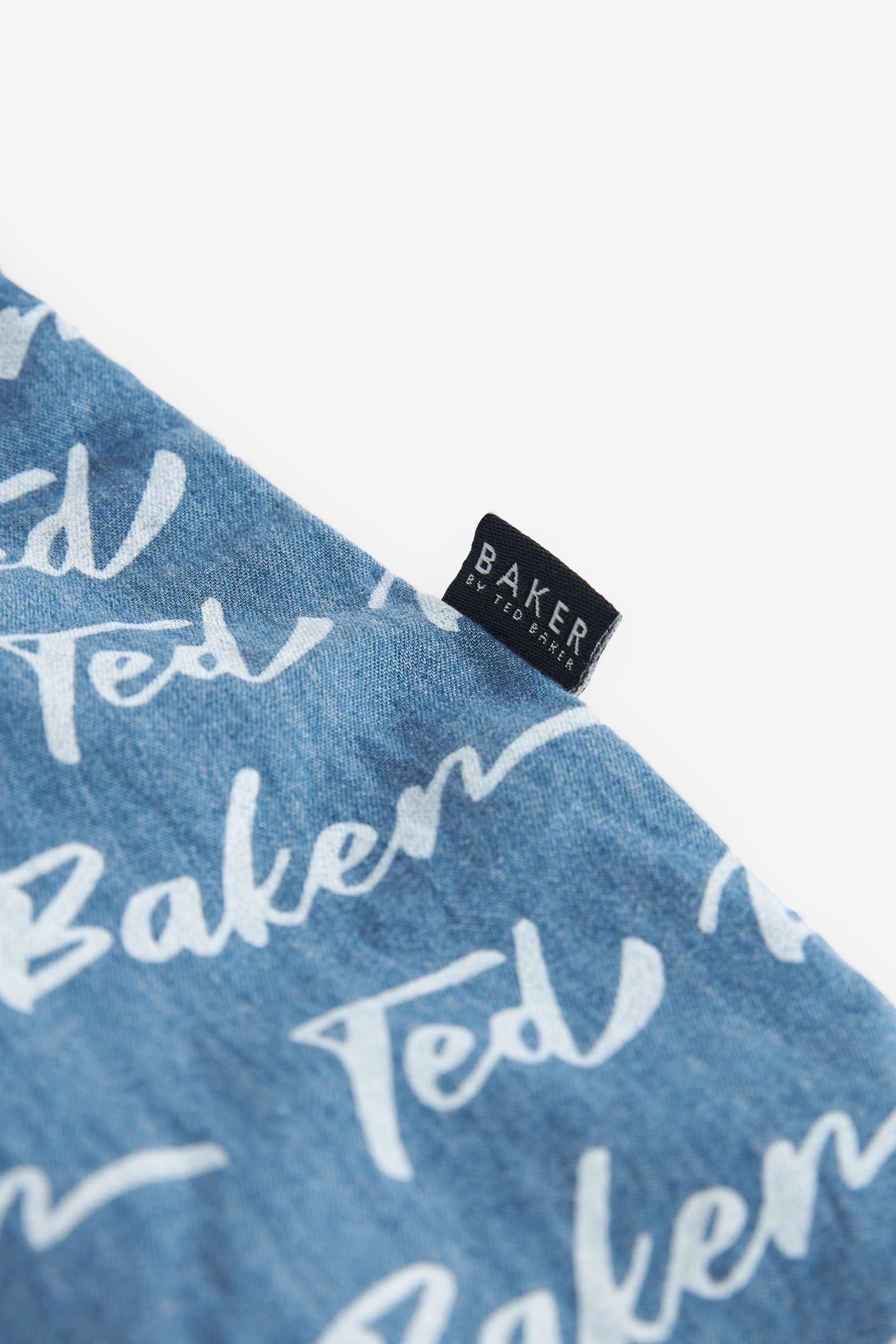 Blue Baker by Ted Baker Blue Chambray Dungaree And T-Shirt Set