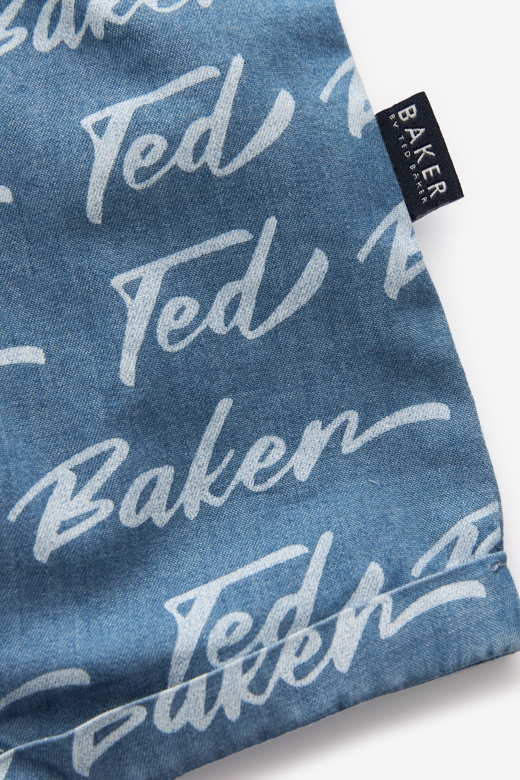 Blue Baker by Ted Baker Blue Chambray Dungaree And T-Shirt Set